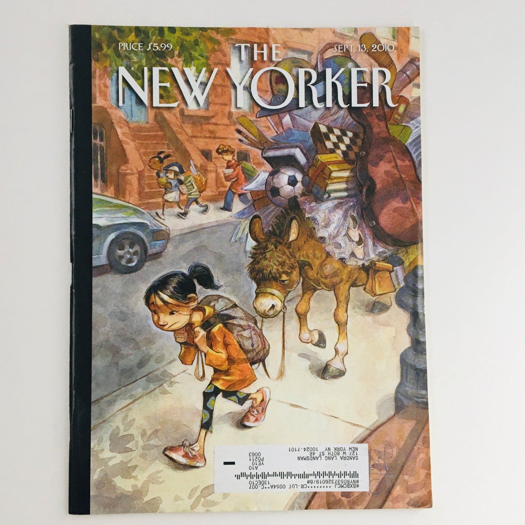 The New Yorker Magazine September 13 2010 Beasts of Burden by Peter de Sève VG