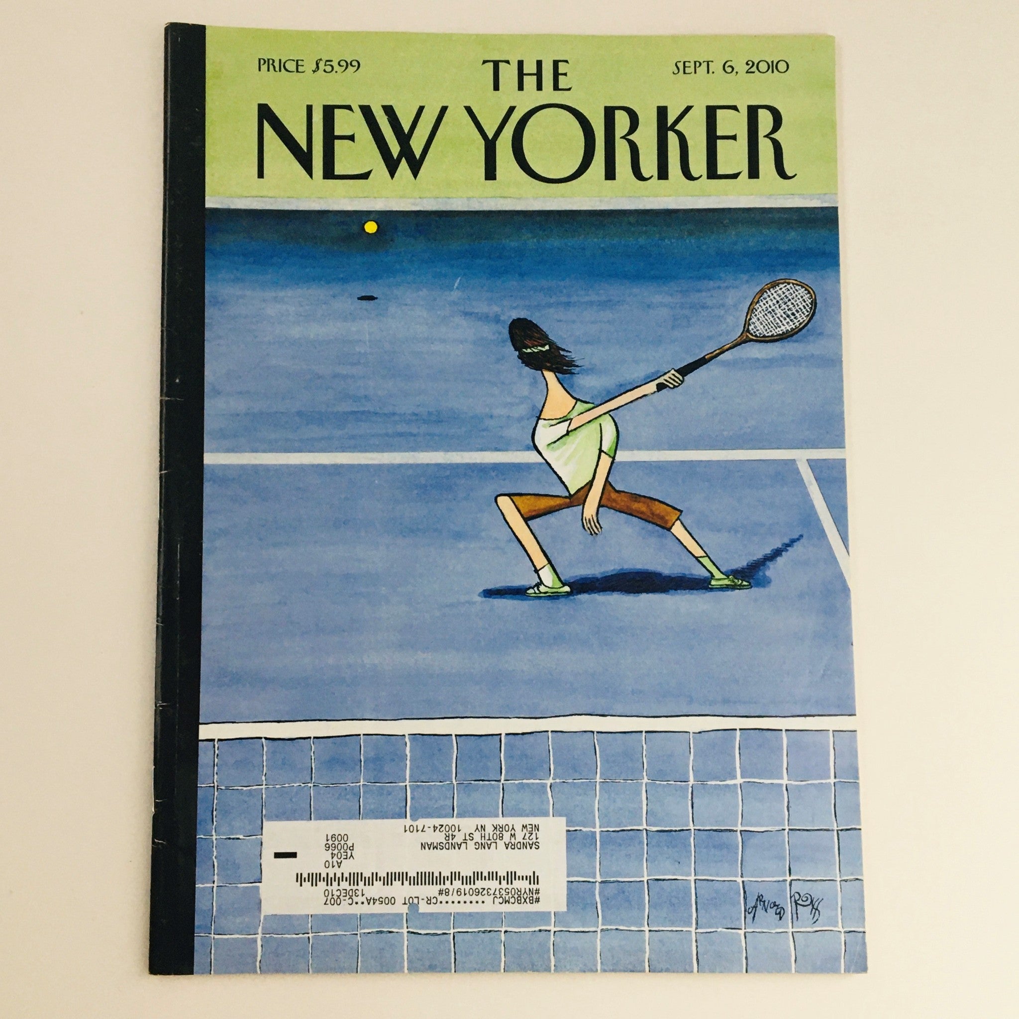 The New Yorker September 6 2010 Full Magazine Theme Cover by Arnold Roth VG