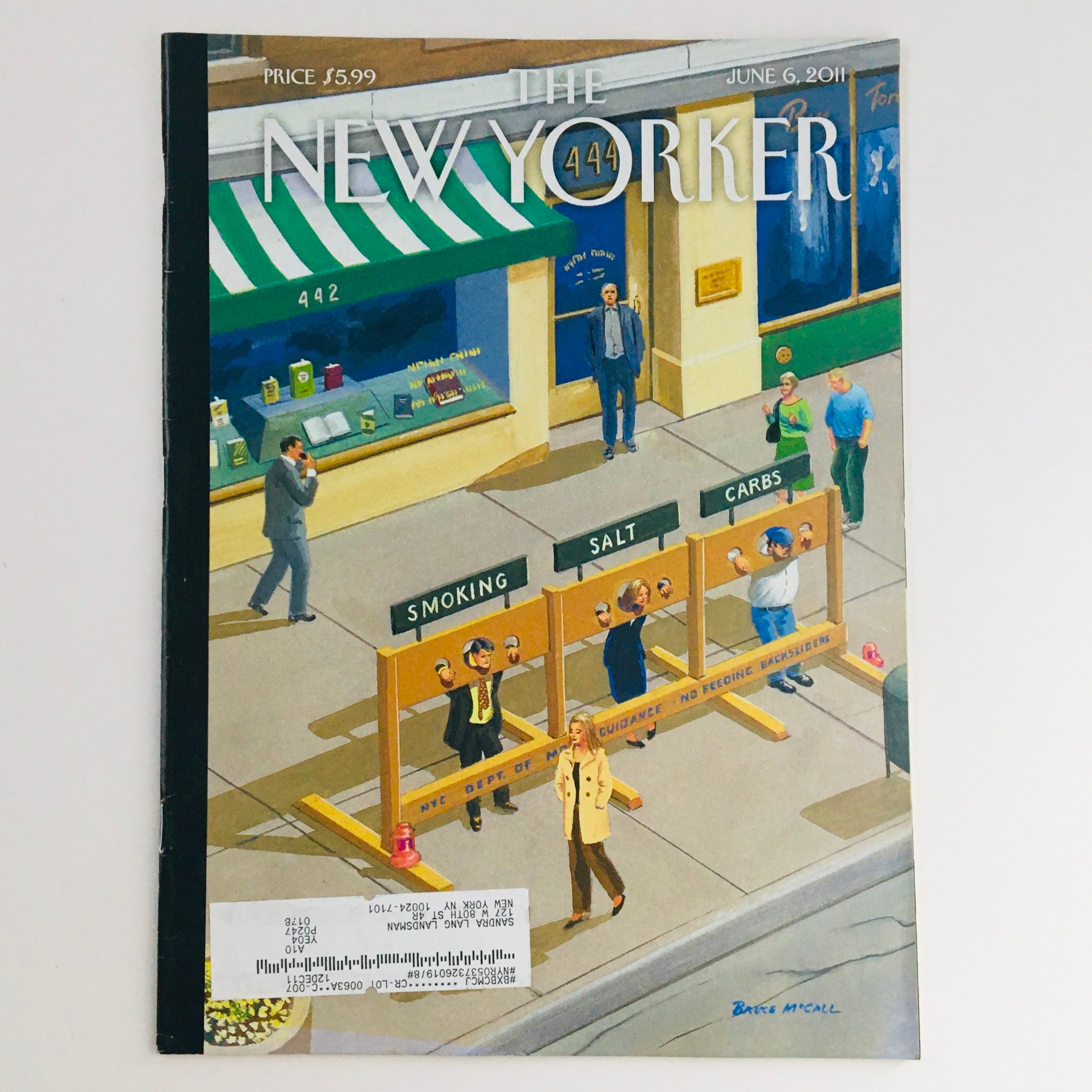 The New Yorker Full Magazine June 6 2011 Moral Guidance by Bruce McCall VG