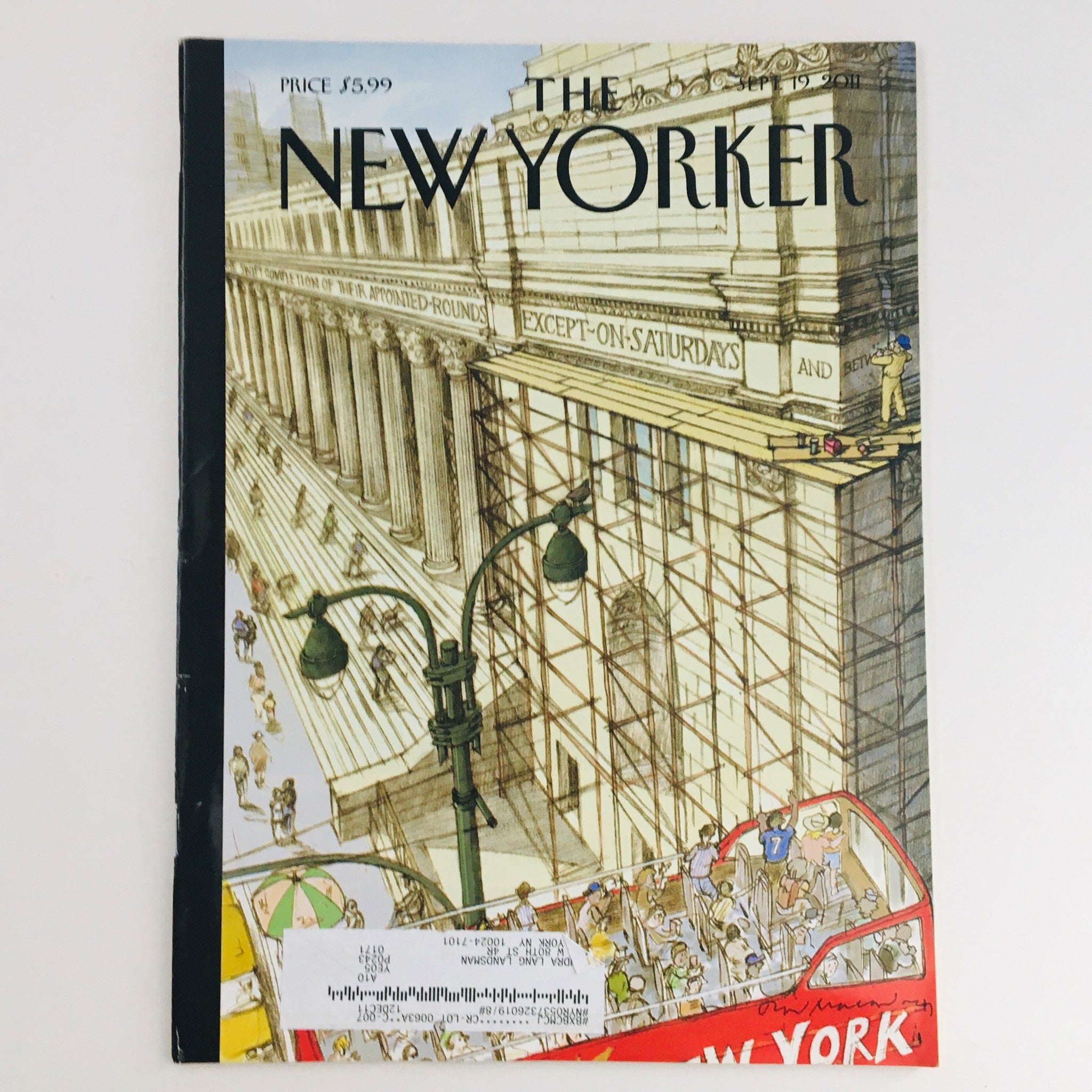 The New Yorker Magazine September 19 2011 Lowered Expectations by David Macaulay