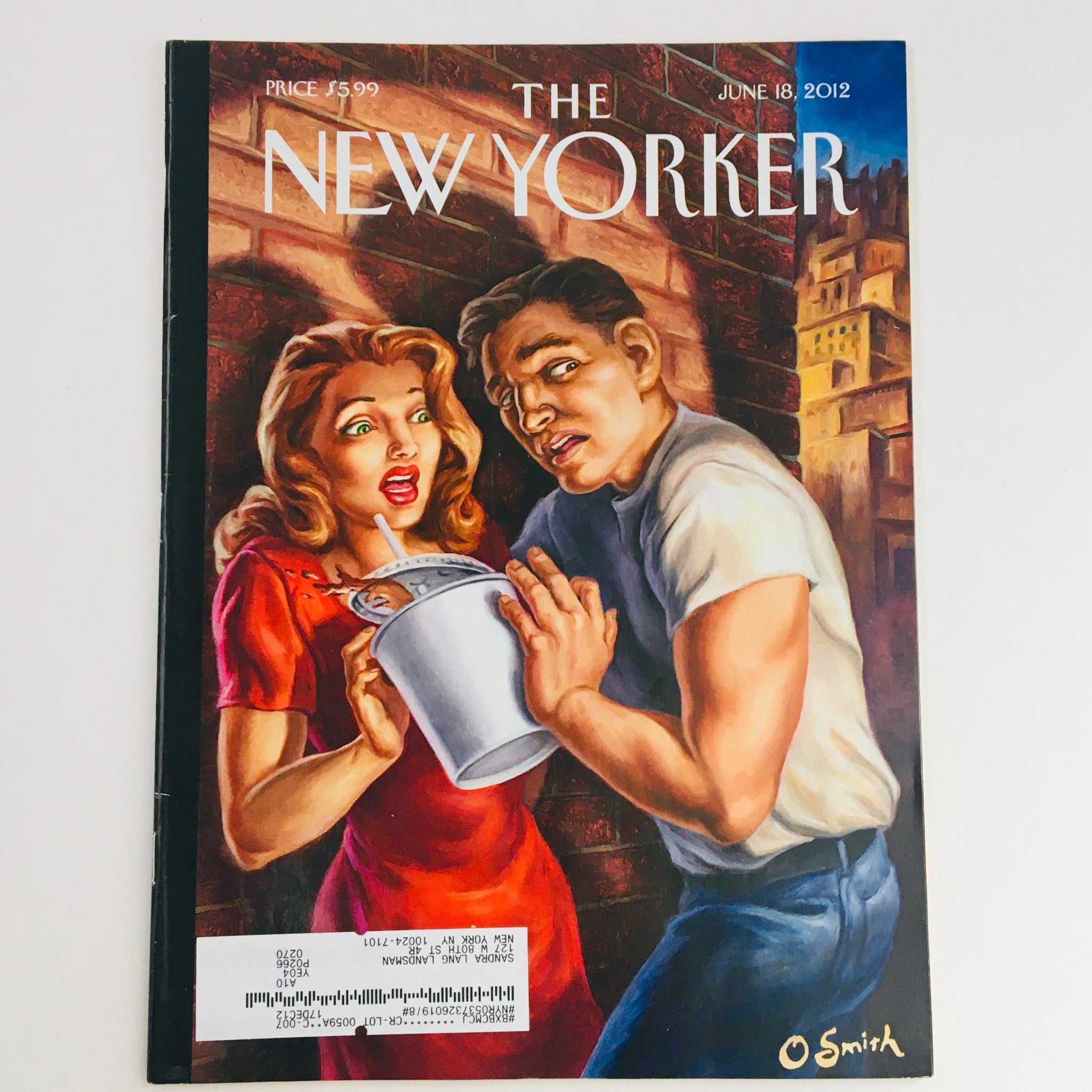 The New Yorker Full Magazine June 18 2012 The Soda Noir by Owen Smith VG