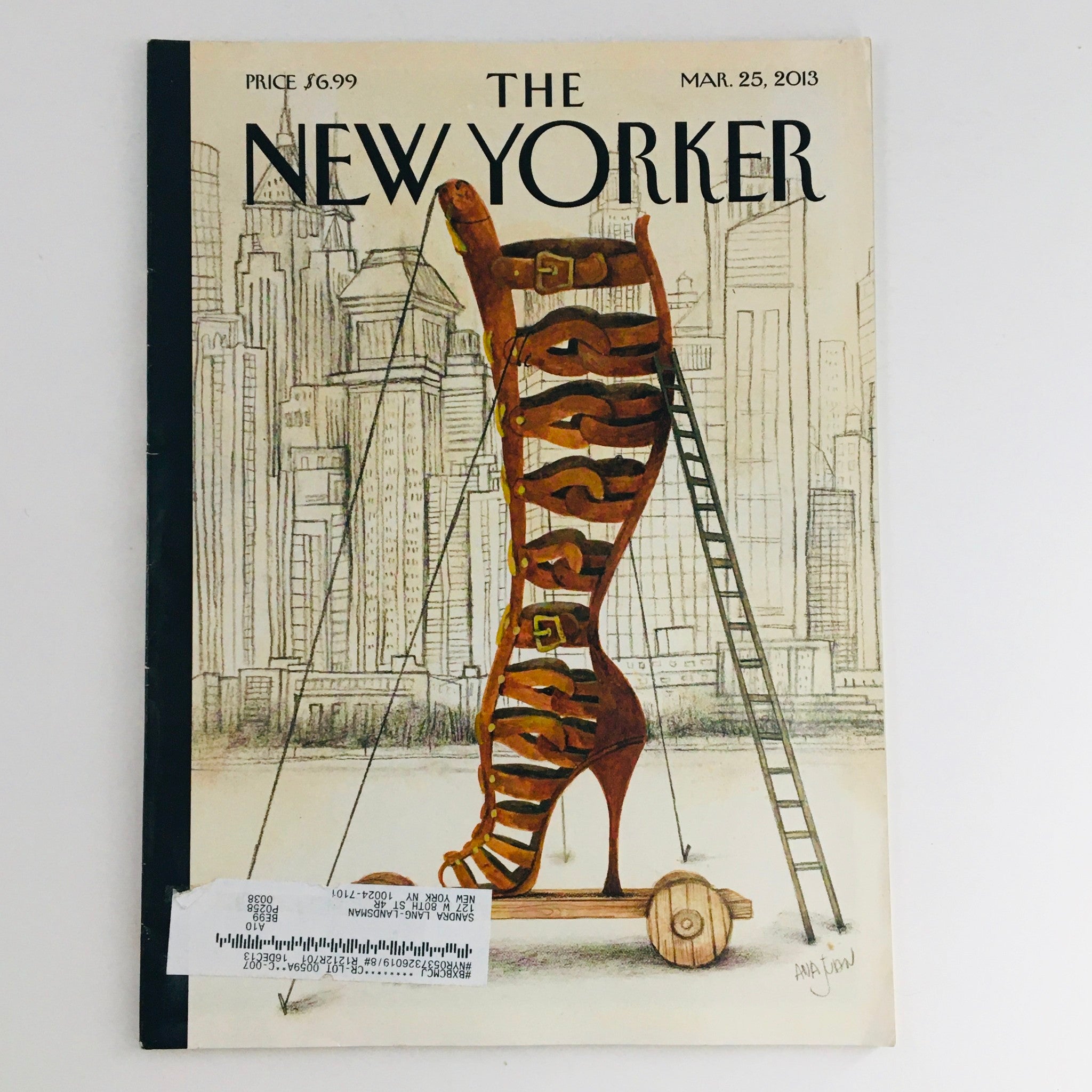 The New Yorker March 25 2013 Full Magazine Theme Cover by Ana Juan VG