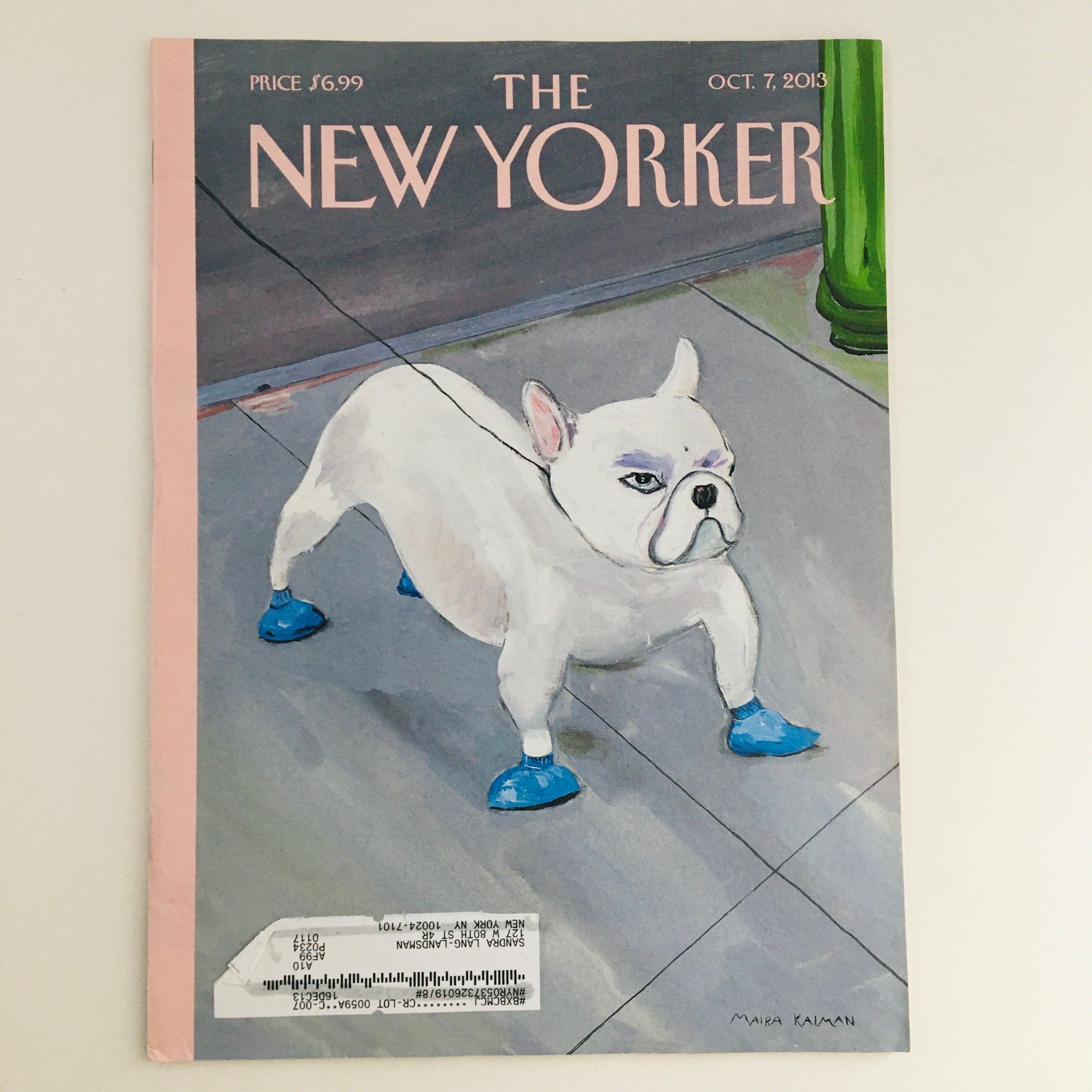 The New Yorker October 7 2013 Full Magazine Theme Cover by Maira Kalman VG