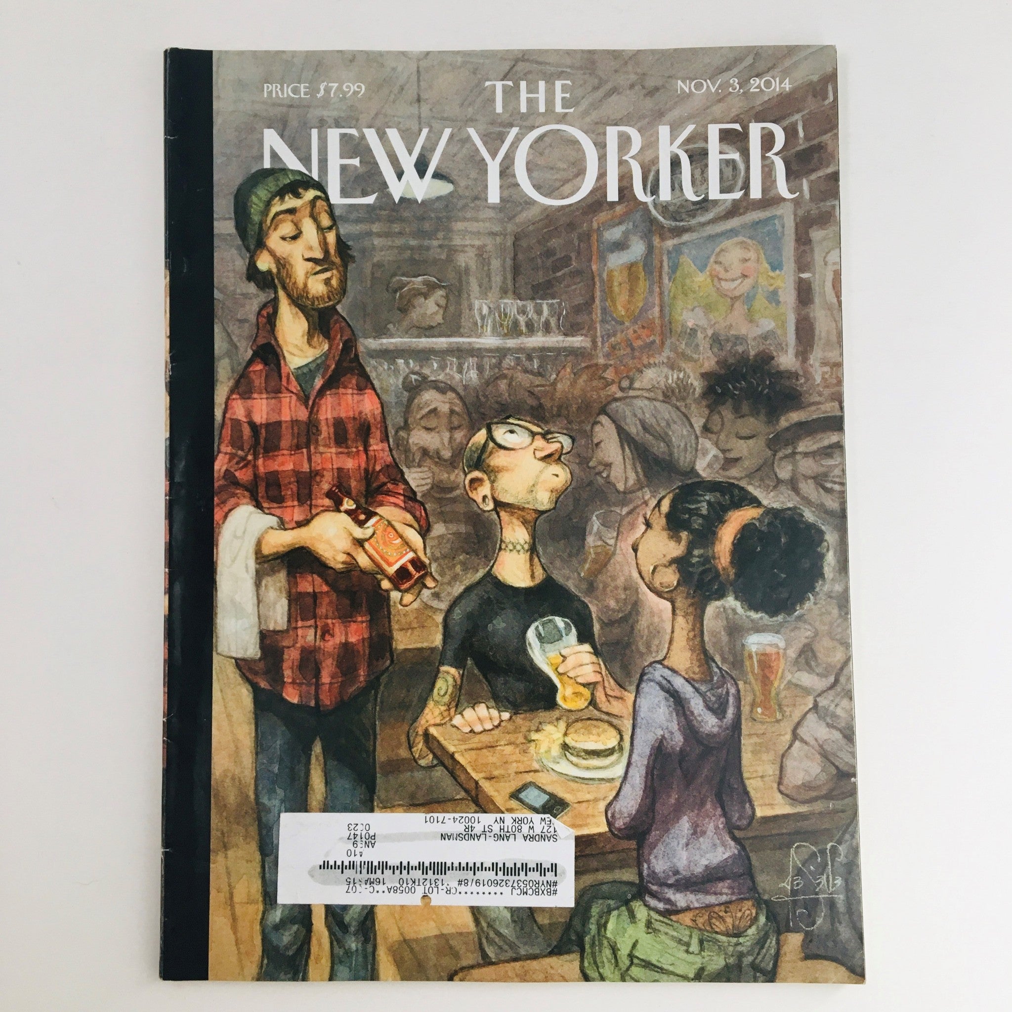 The New Yorker November 3 2014 Full Magazine Theme Cover by Peter de Sève VG