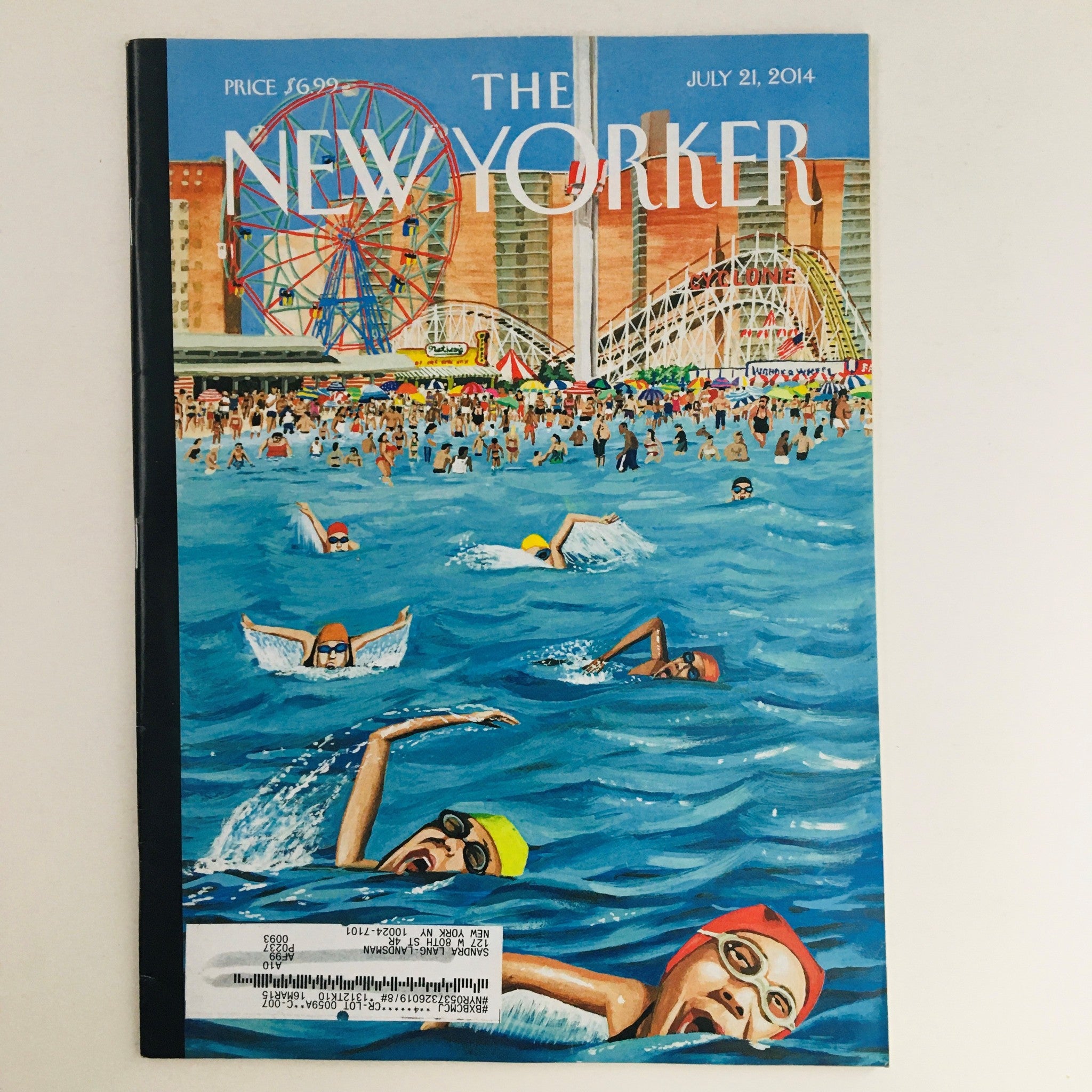 The New Yorker July 21 2014 Full Magazine Theme Cover by Mark Ulriksen VG