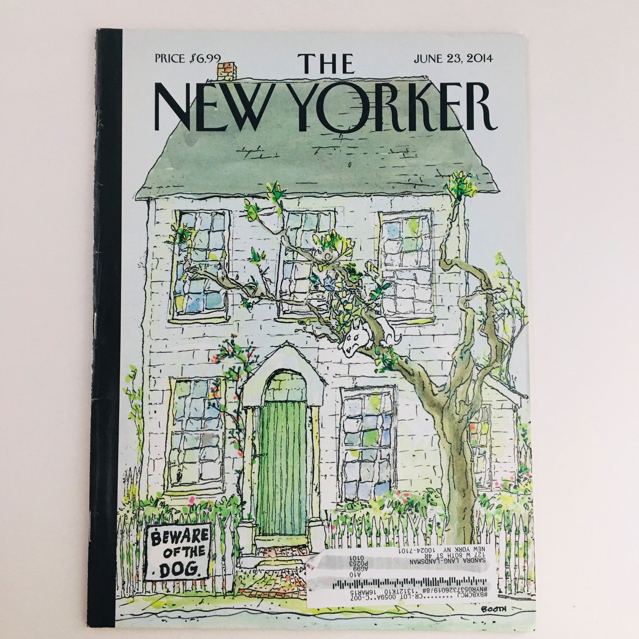 The New Yorker June 23 2014 Full Magazine Theme Cover by George Booth VG