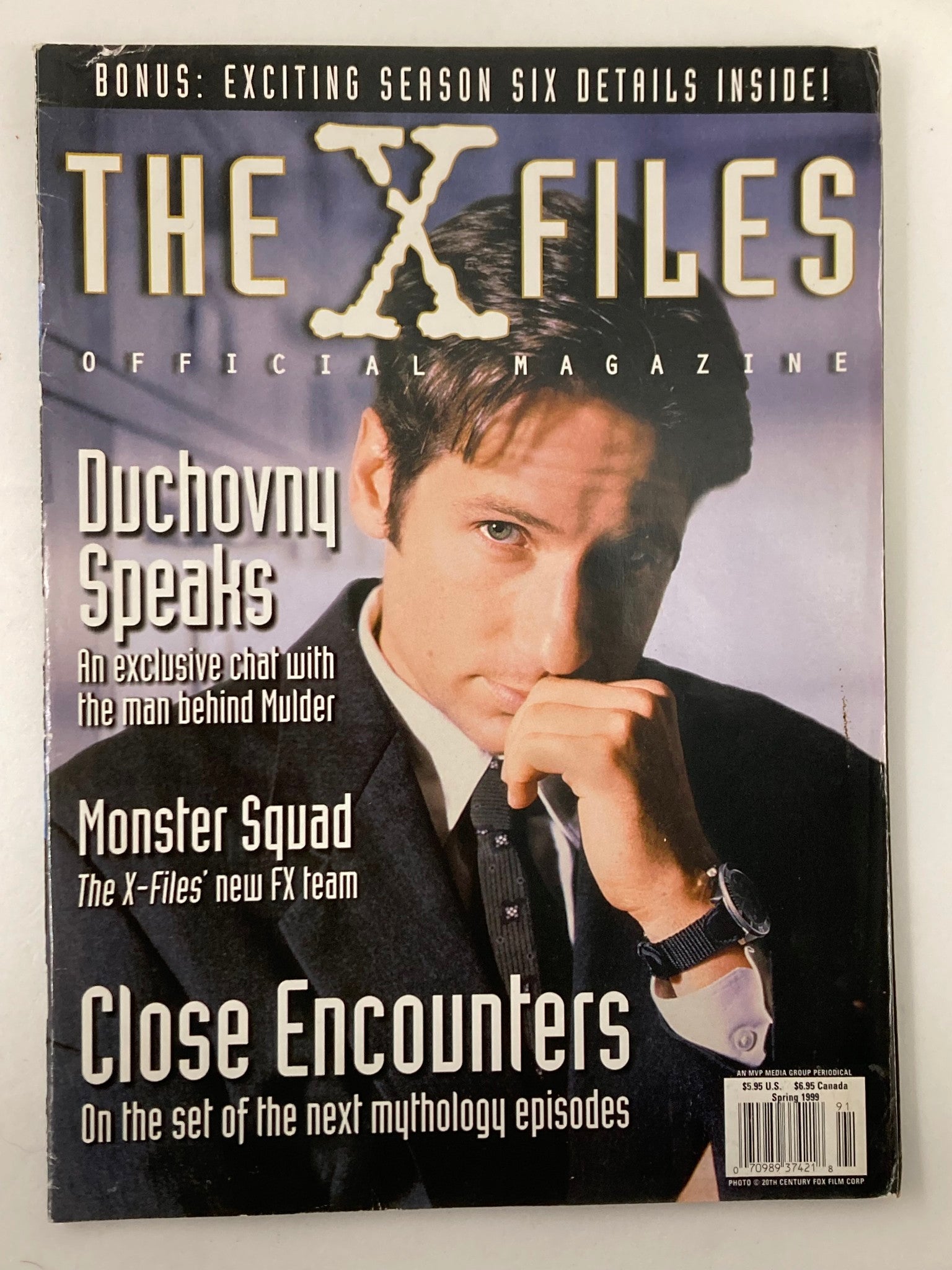 The X-Files Magazine Spring 1999 David Duchovny Speaks No Label