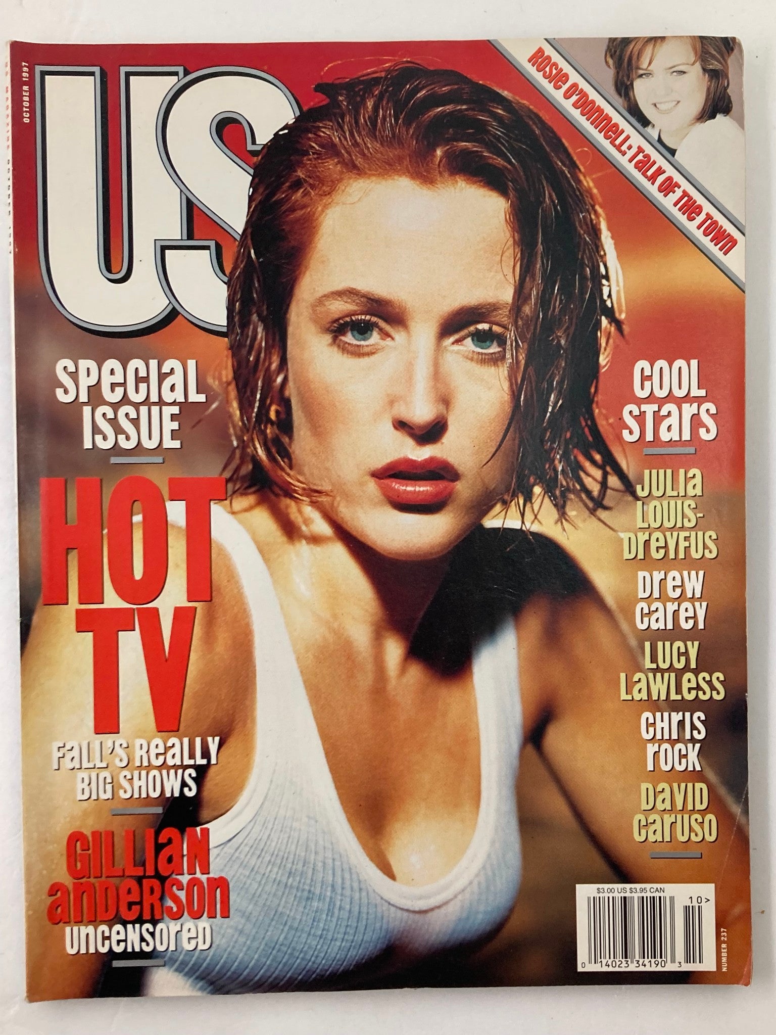 US Magazine October 1997 Gillian Anderson & Rosie O'Donnell No Label