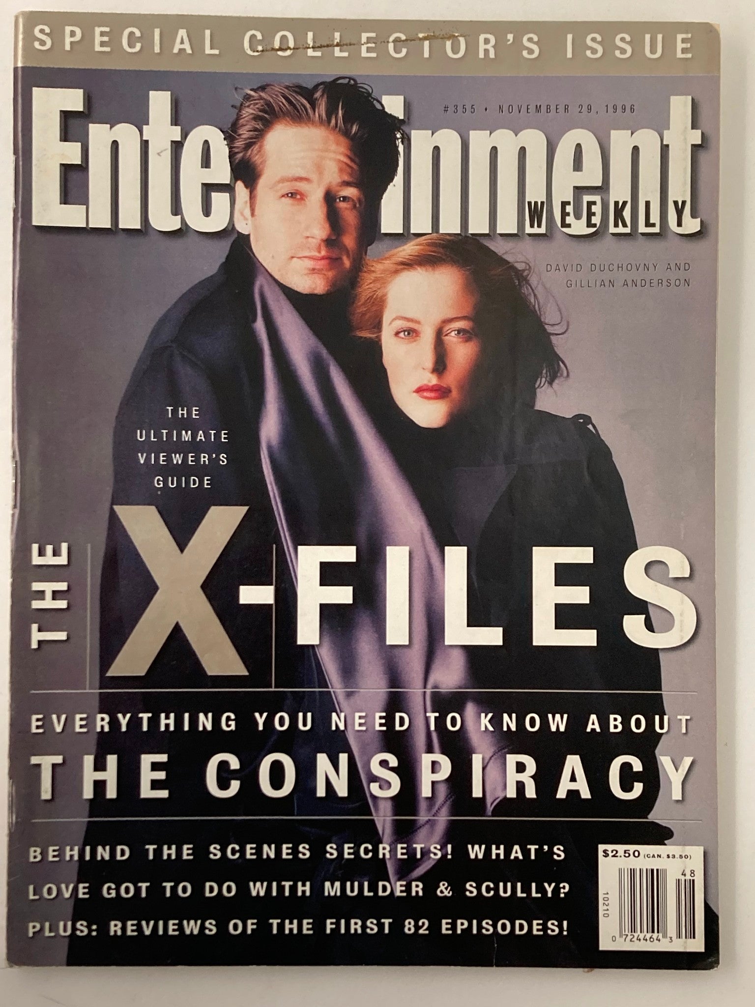 Entertainment Weekly Magazine November 29 1996 Gillian & David No Label