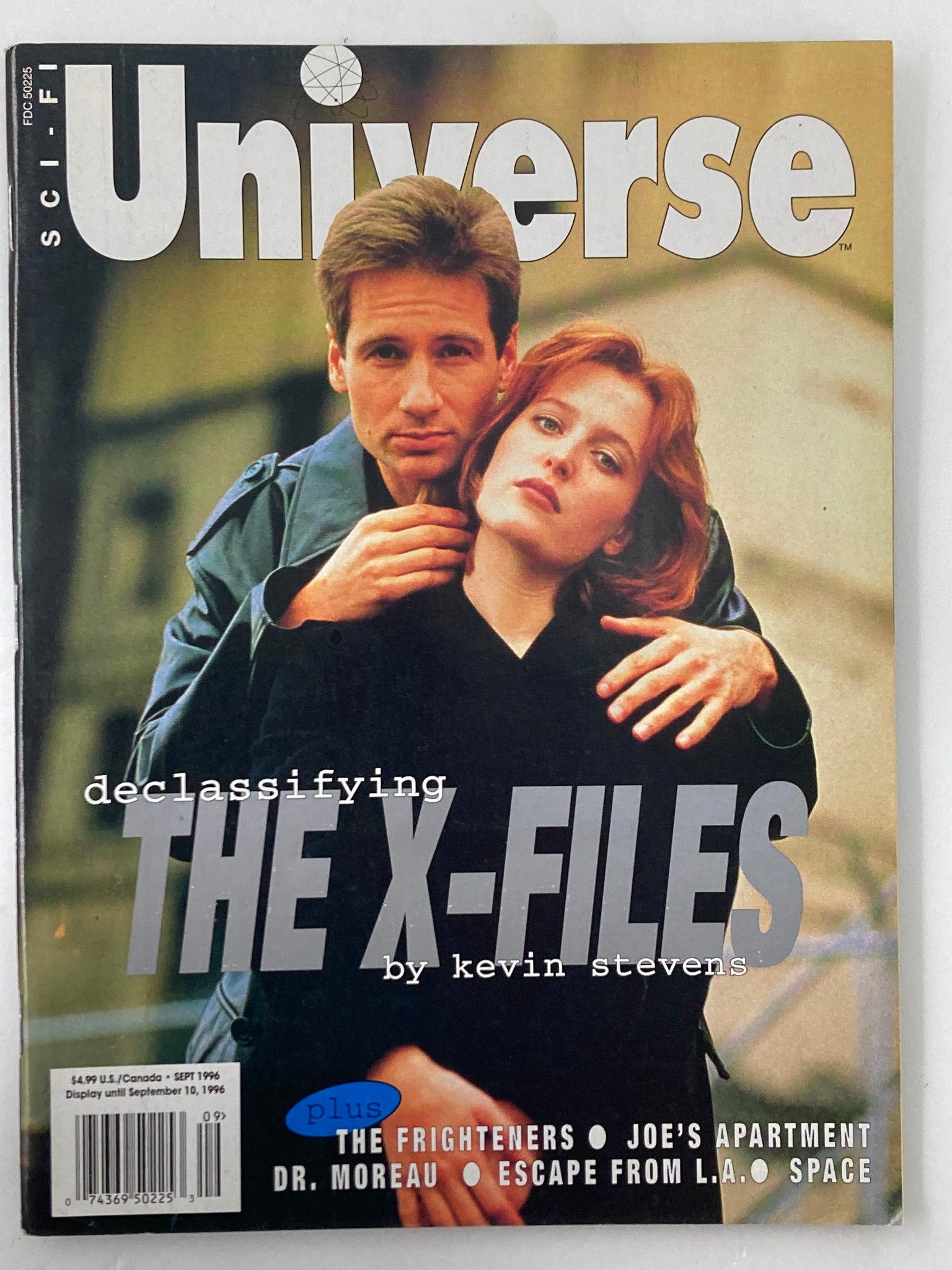 Sci-Fi Universe Magazine September 1996 David Duchovny Gillian Anderson No Label