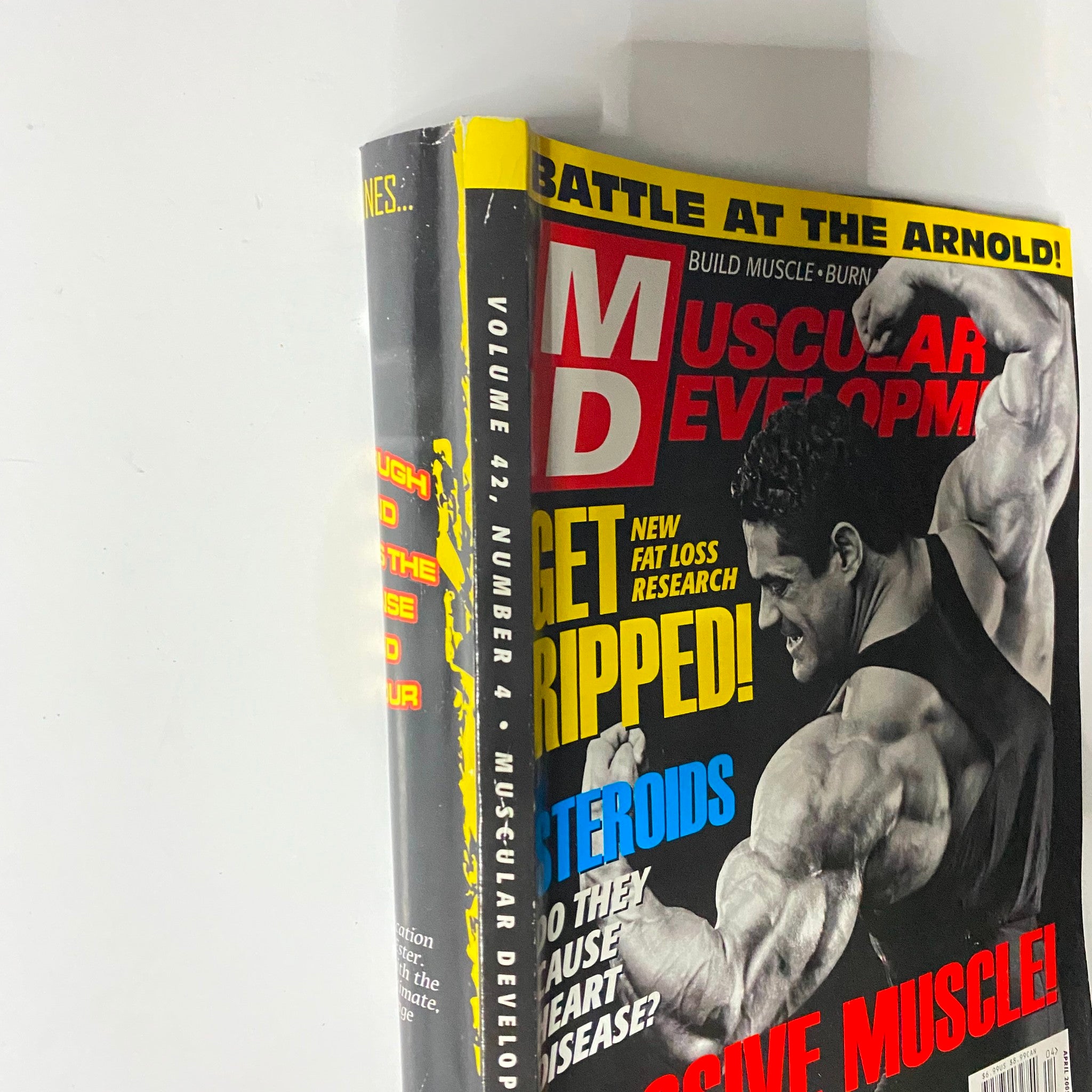 Muscular Development Magazine April 2005 Gustavo Badell Cover No Label