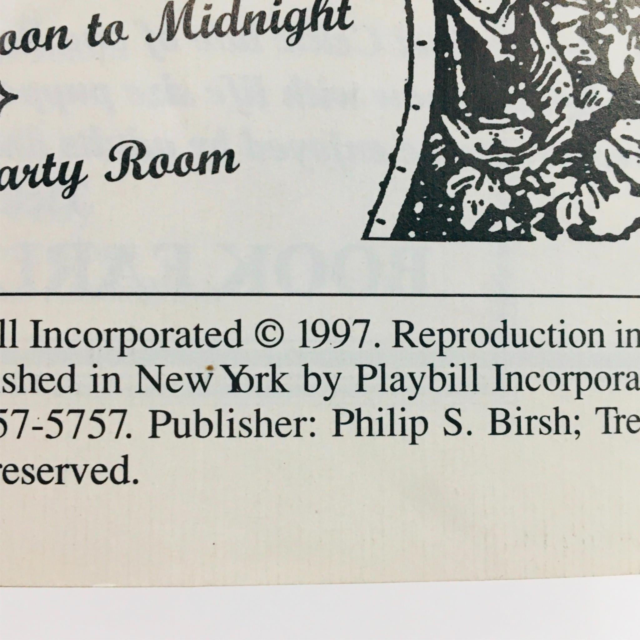 1997 Playbill The Irish And How They Got Away by Charlotte Moore