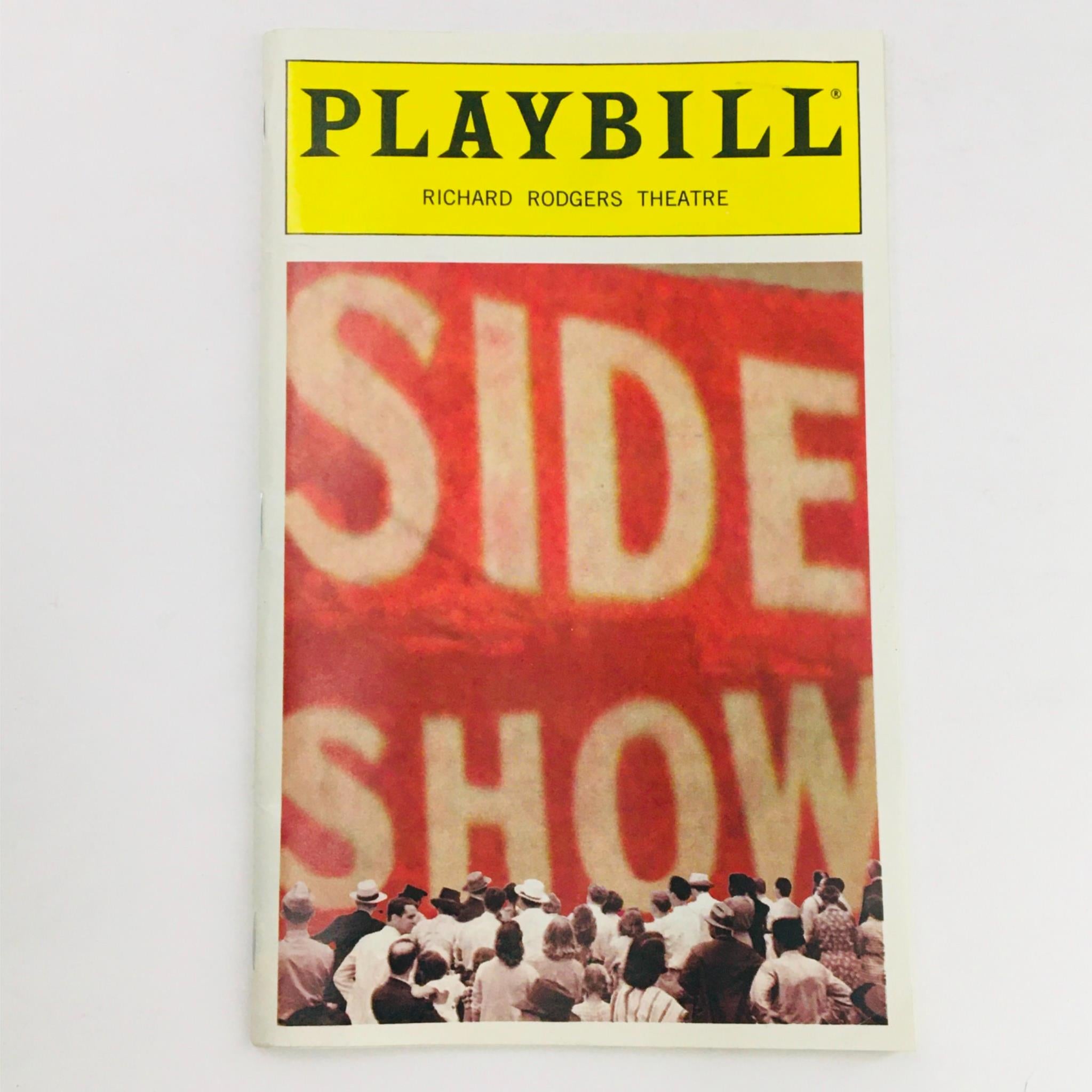 1997 Playbill Side Show by Robert Longbottom at Richard Rogers Theatre