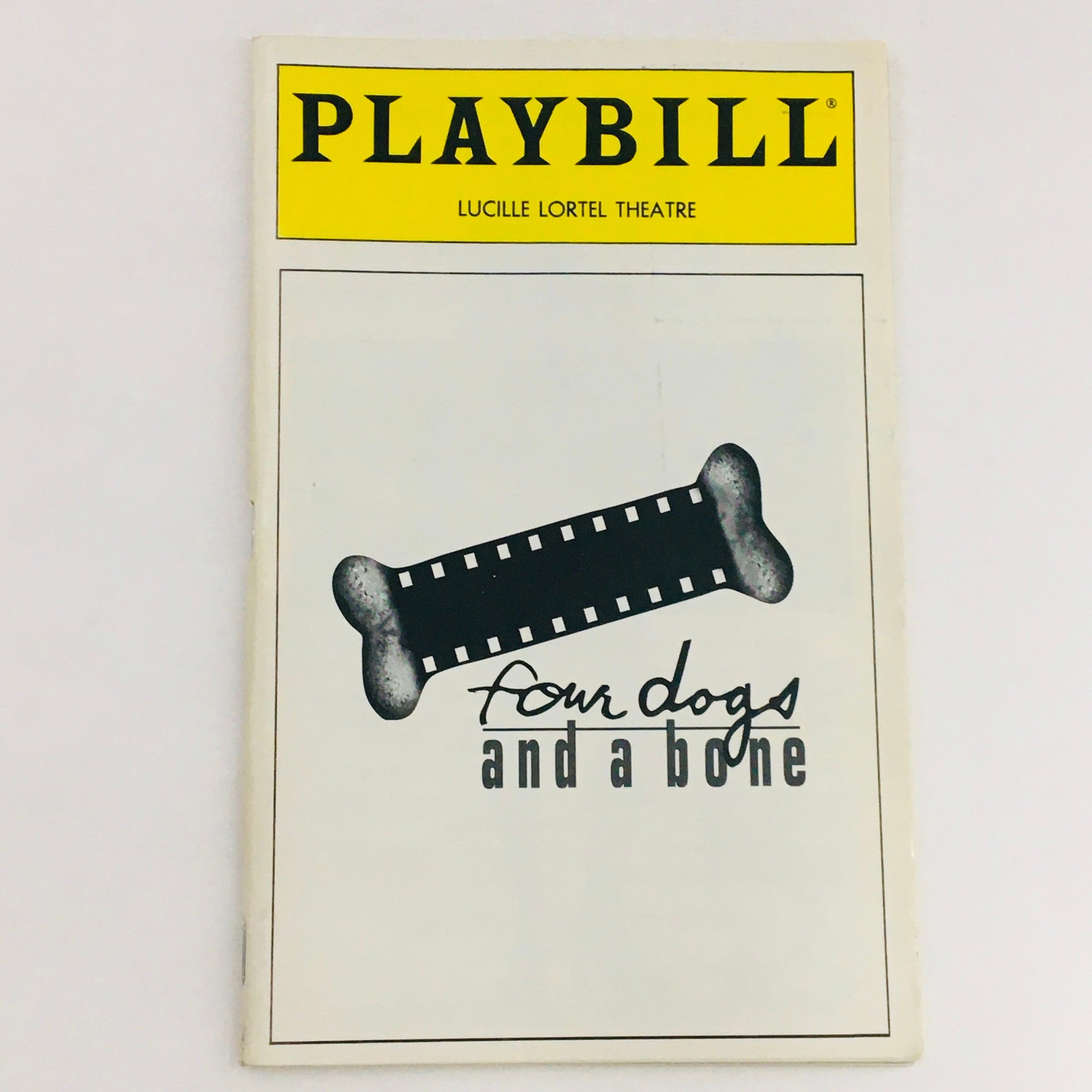 1994 Playbill Four Dogs and a Bone by John Patrick Shanley at Lucille Lortel