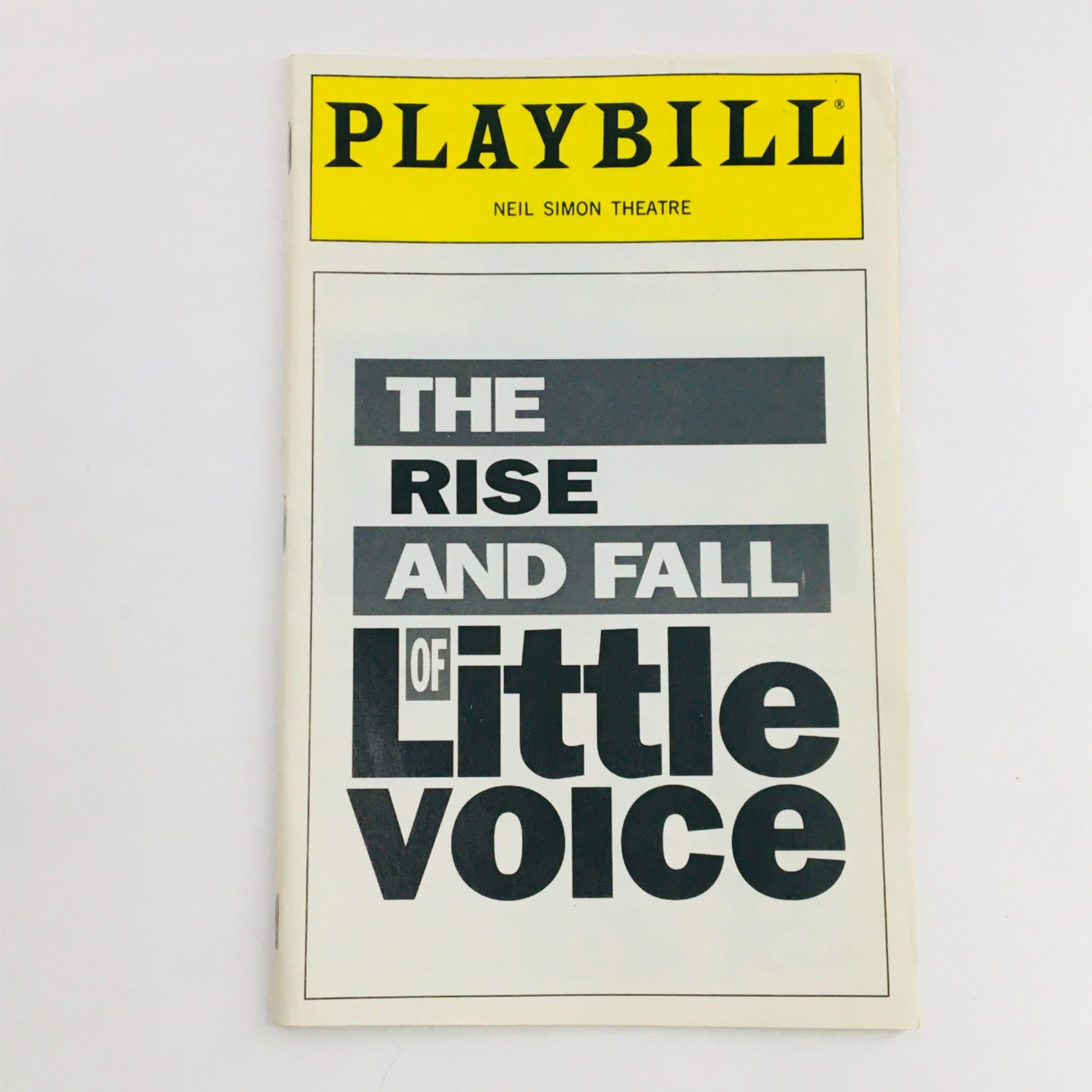 1994 Playbill The Rise and Fall of Little Voice by Simon Curtis at Neil Simon