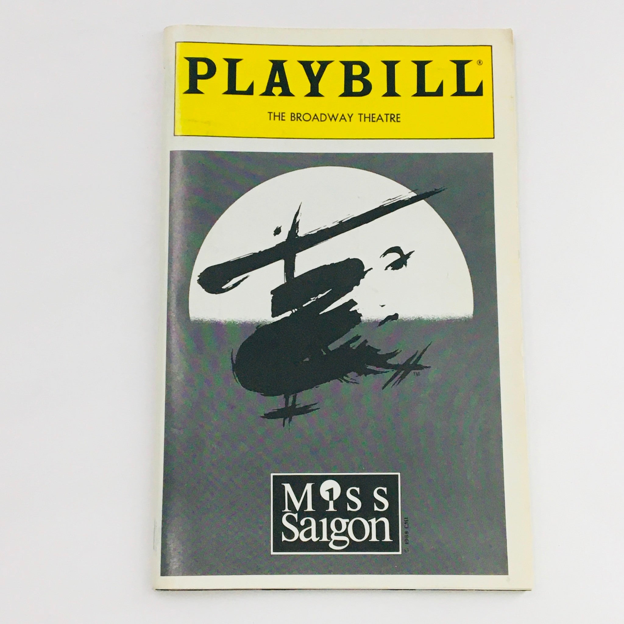 1994 Playbill Miss Saigon by Nicholas Hytner at Broadway Theatre