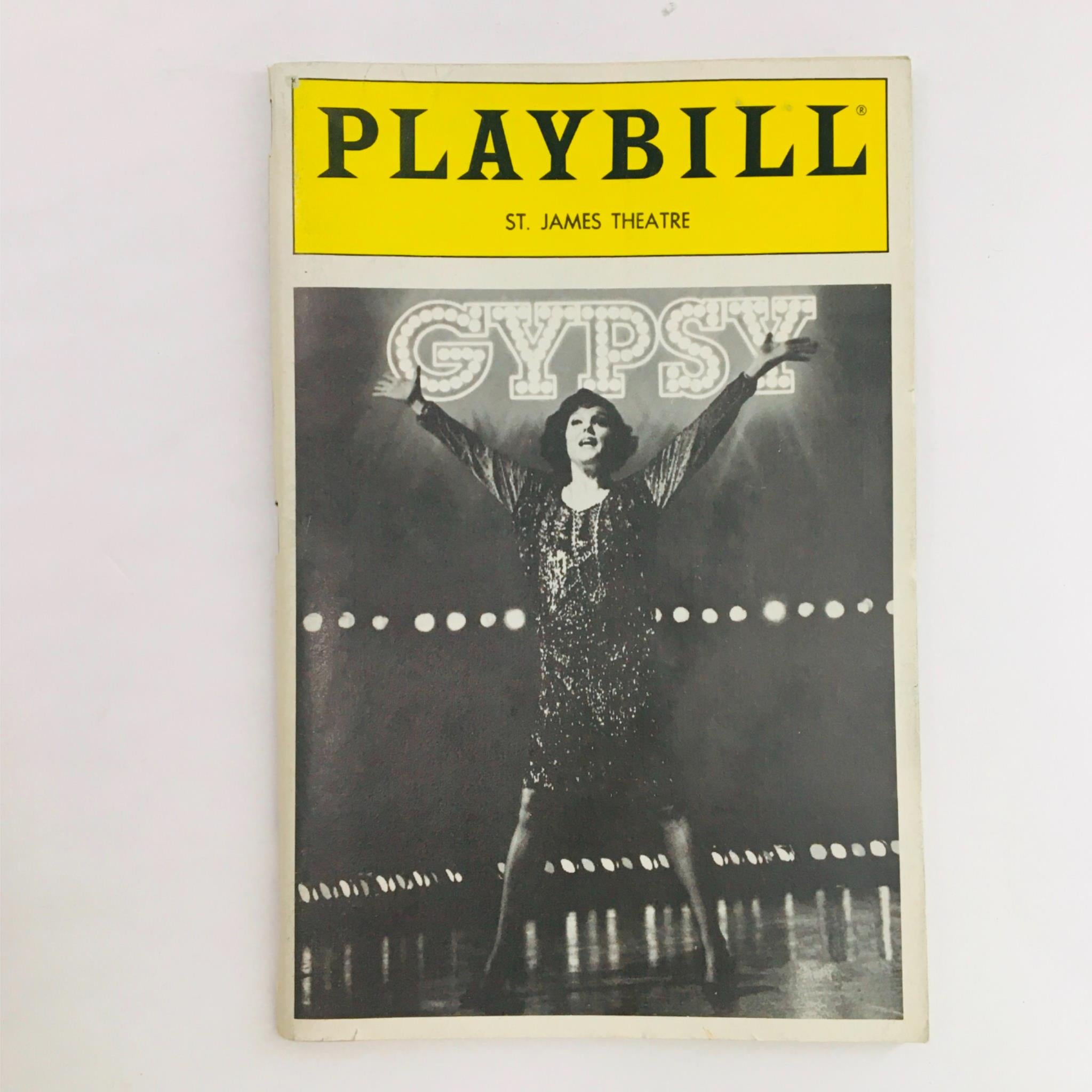 1990 Playbill Gypsy by Arthur Laurents at St. James Theatre