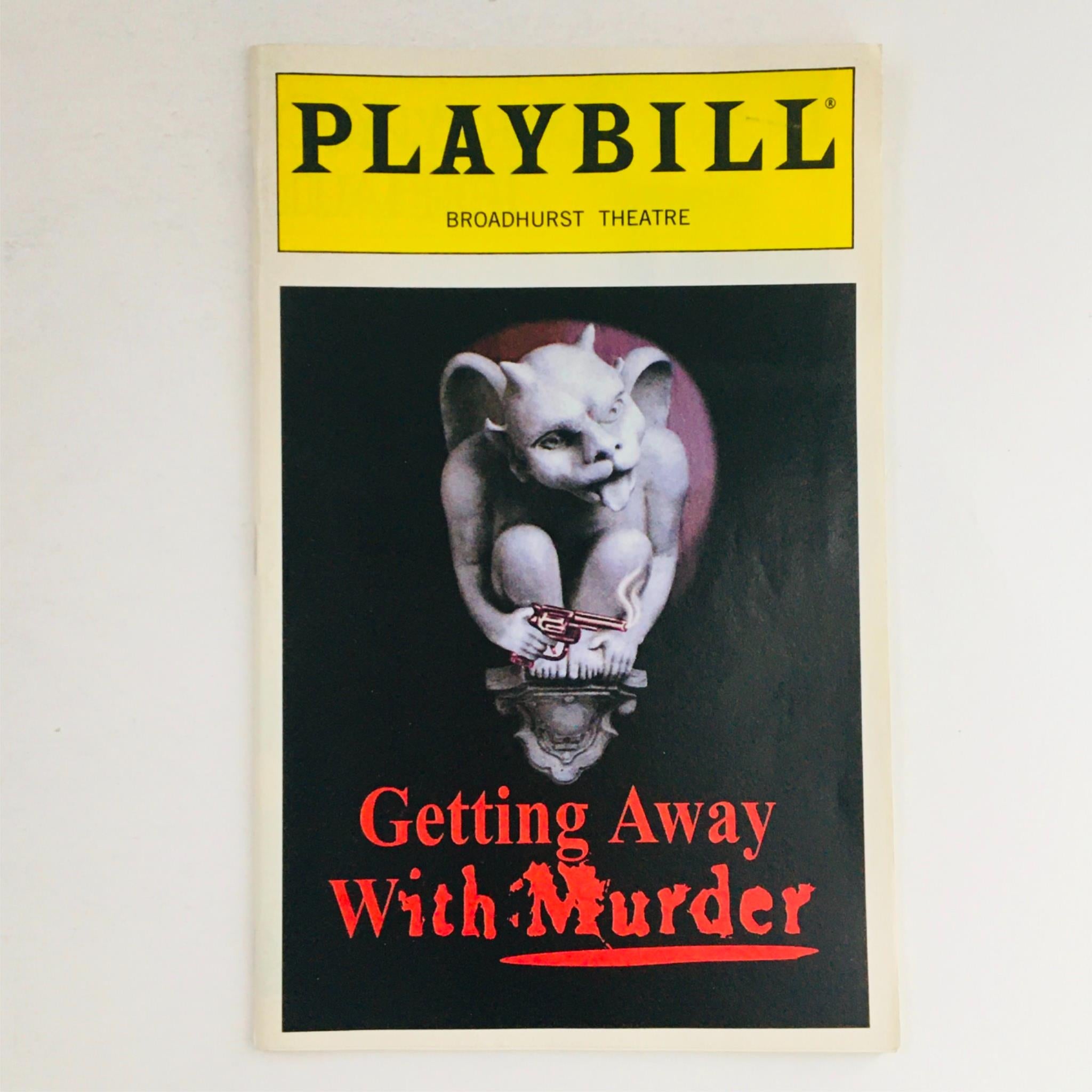 1996 Playbill Getting Away With Murder by Jack O'Brien at Broadhurst Theatre