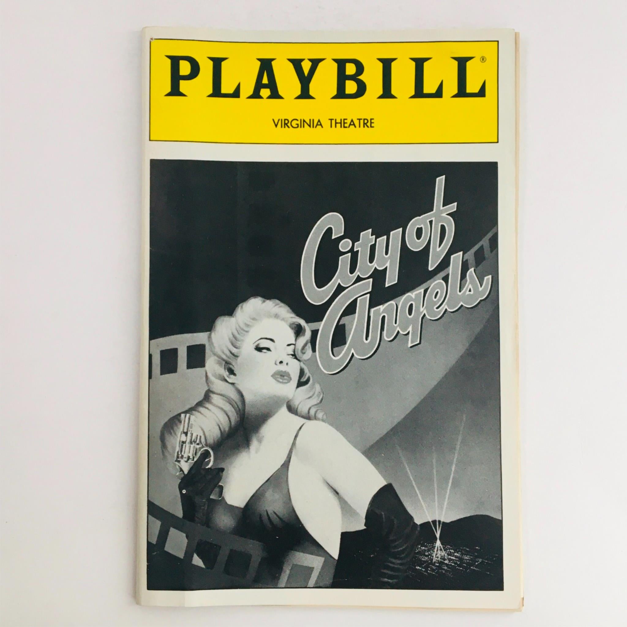 1991 Playbill City Of Angels by Michael Blakemore at Virginia Theatre