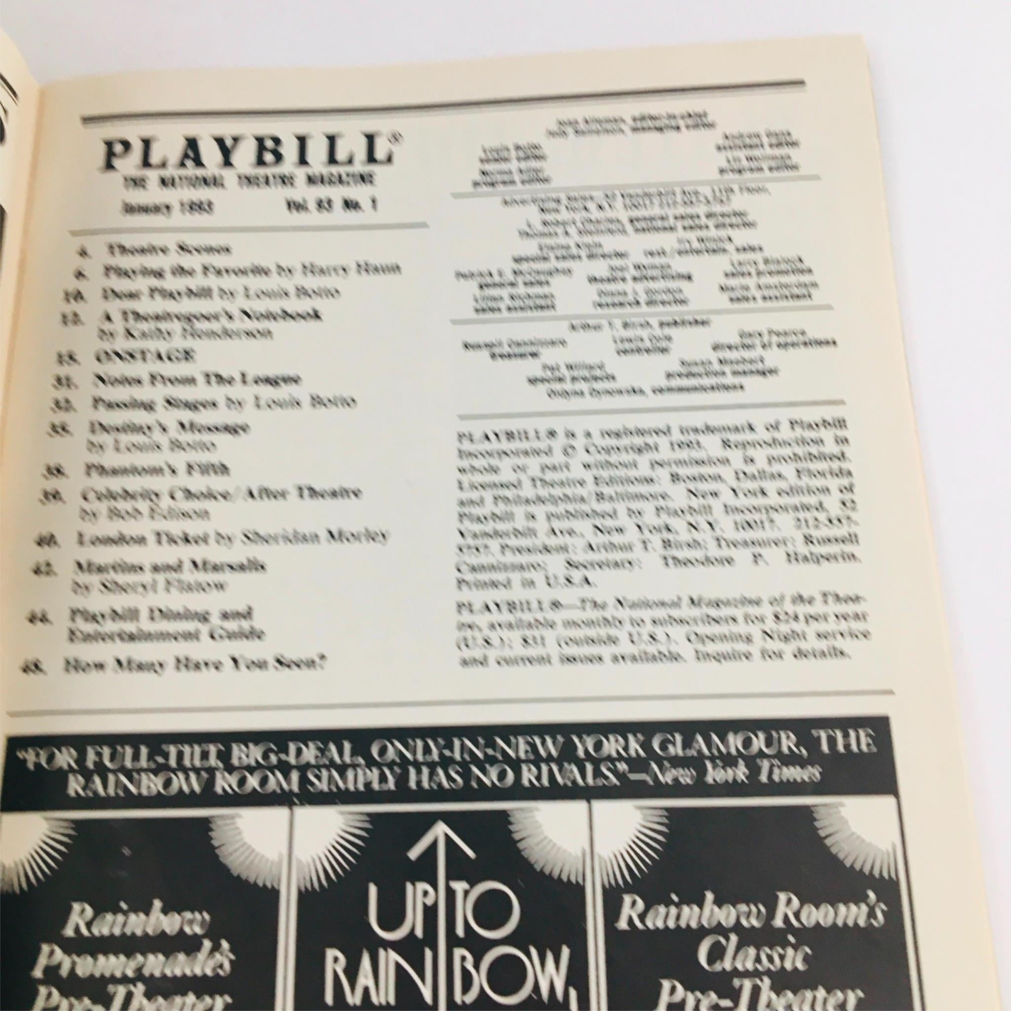 1993 Playbill Oleana by David Mamet at Orpheum Theatre