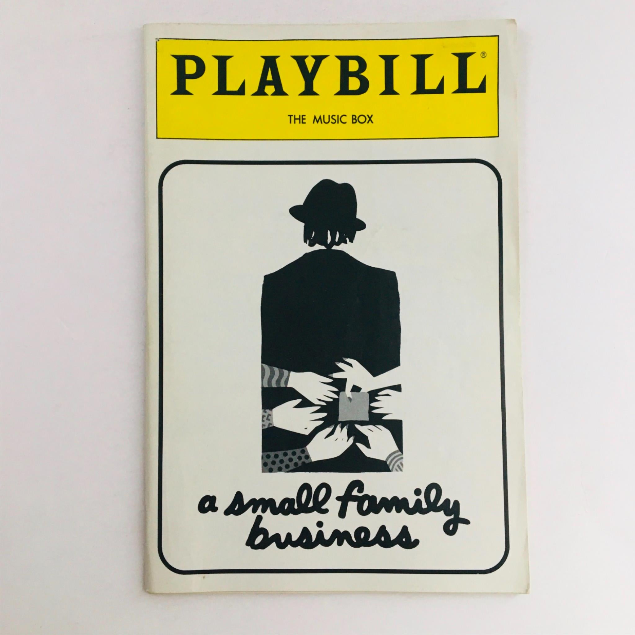 1992 Playbill A Small Family Business by Lynne Meadow at The Music Box