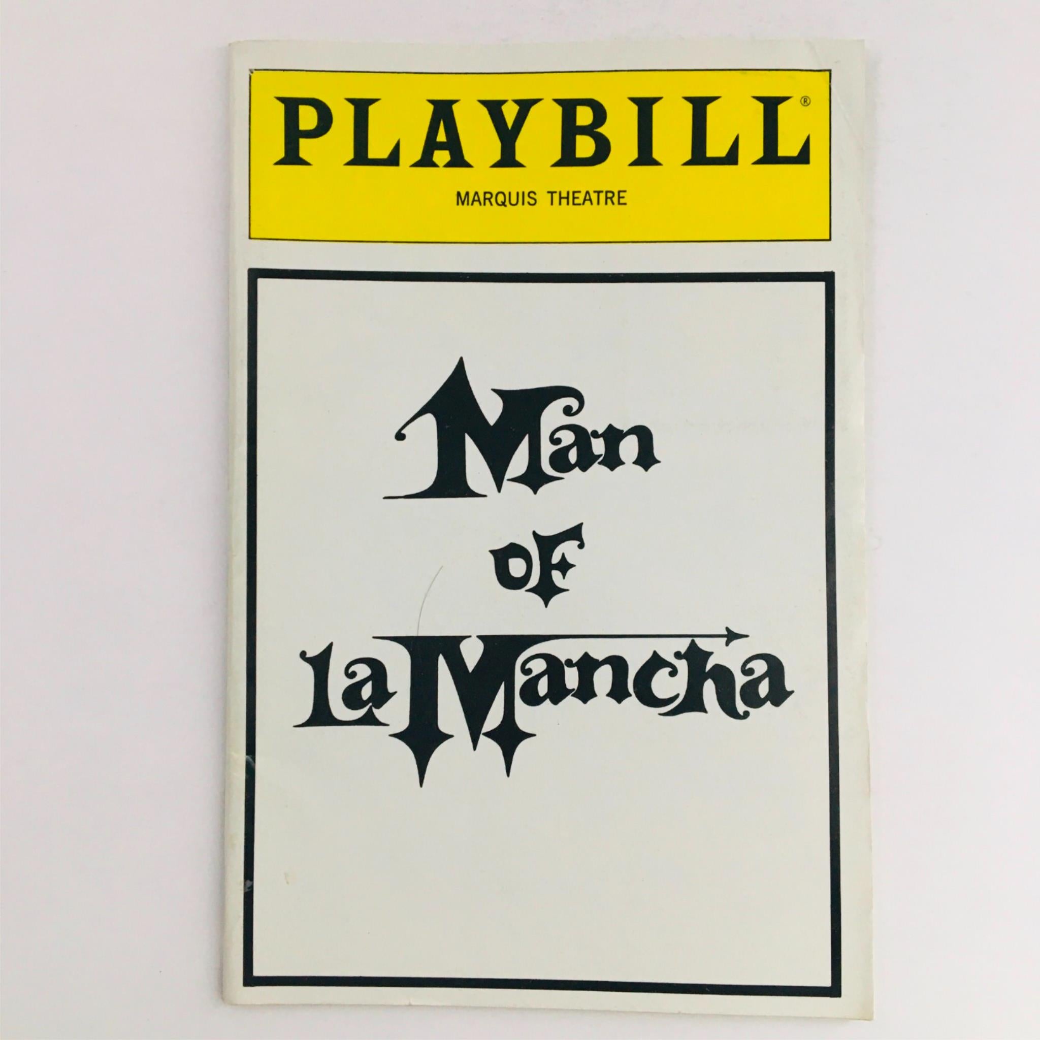 1992 Playbill Man Of La Mancha by Albert Marre at Marquis Theatre