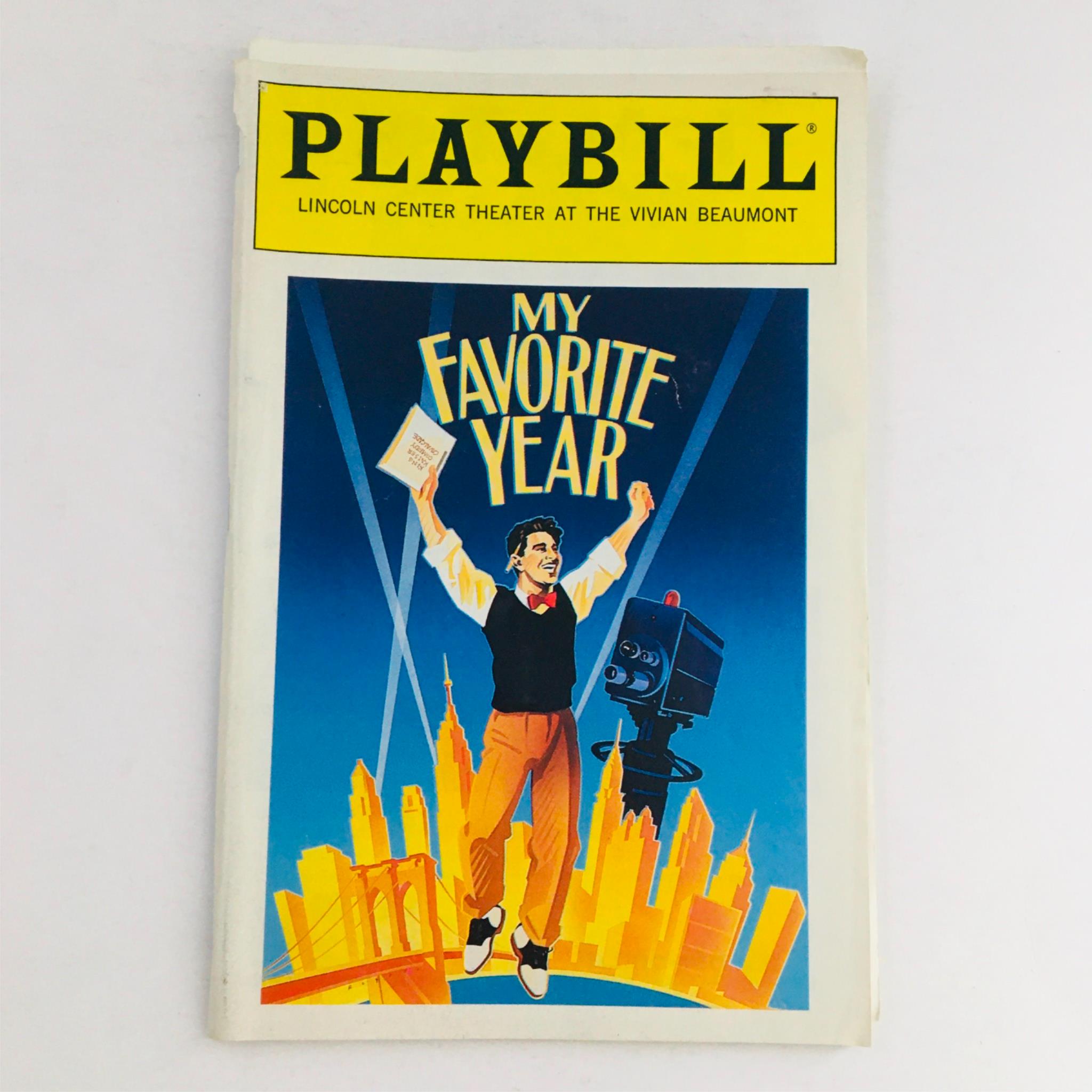 1992 Playbill My Favorite Year by Ron Lagomarsino at Lincoln Center Theatre