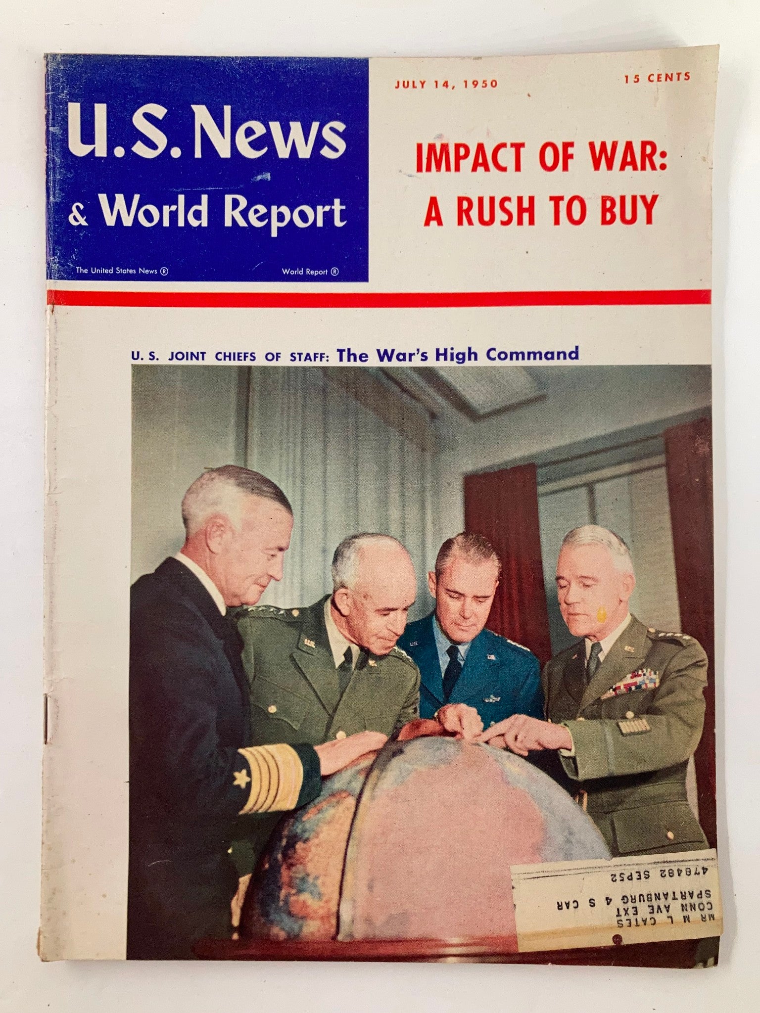 US News & World Report July 14 1950 U.S. Joint Chiefs of Staf War's High Command