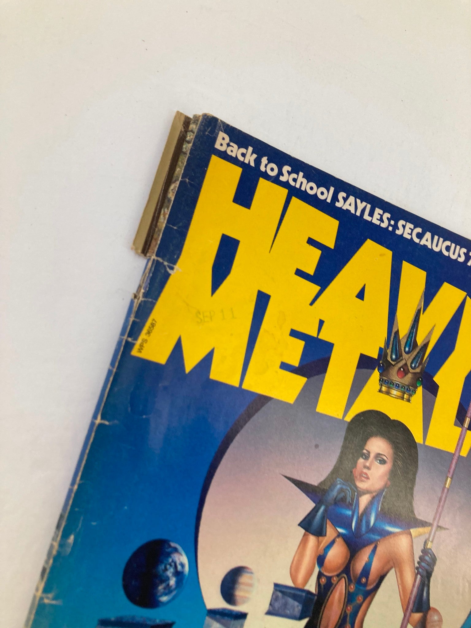 VTG Heavy Metal Magazine October 1984 Vol 8 #7 The Great Passage No Label