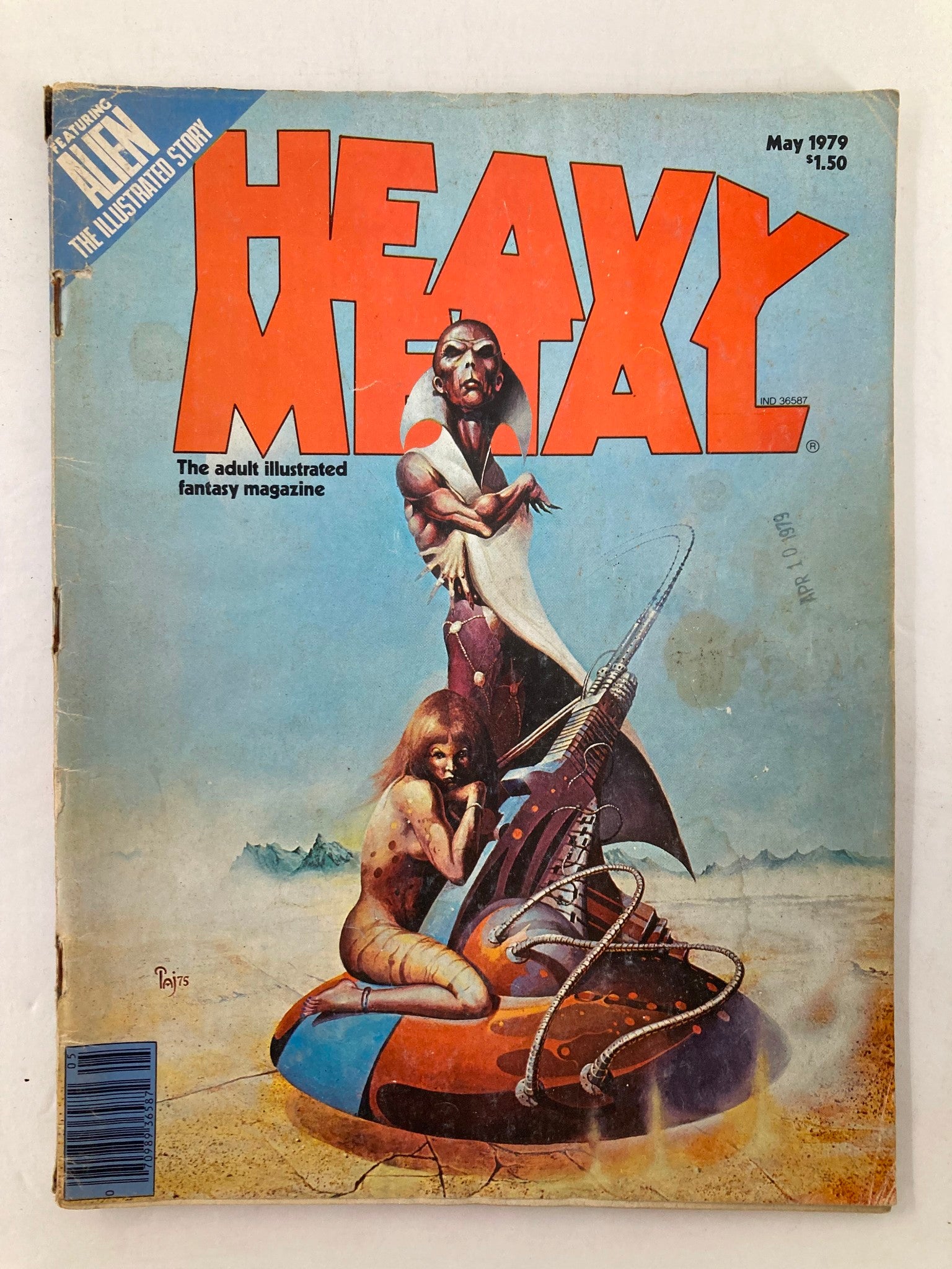 VTG Heavy Metal Magazine May 1979 The Wizard of Anharitte by Peter A. J No Label