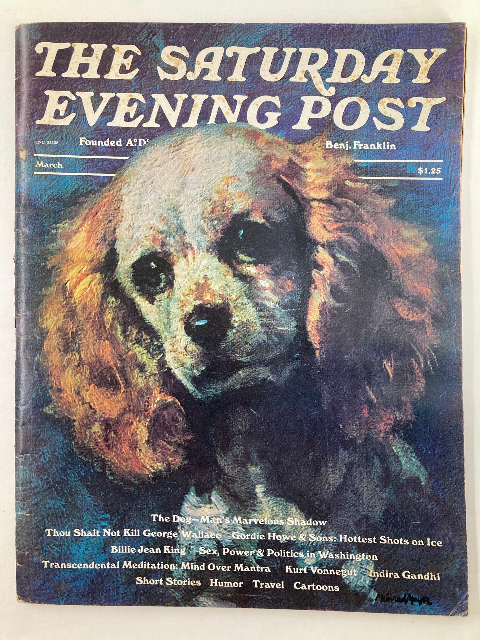 The Saturday Evening Post March 1975 Vol 248 #11 The Dog Man's Marvelous Shadow