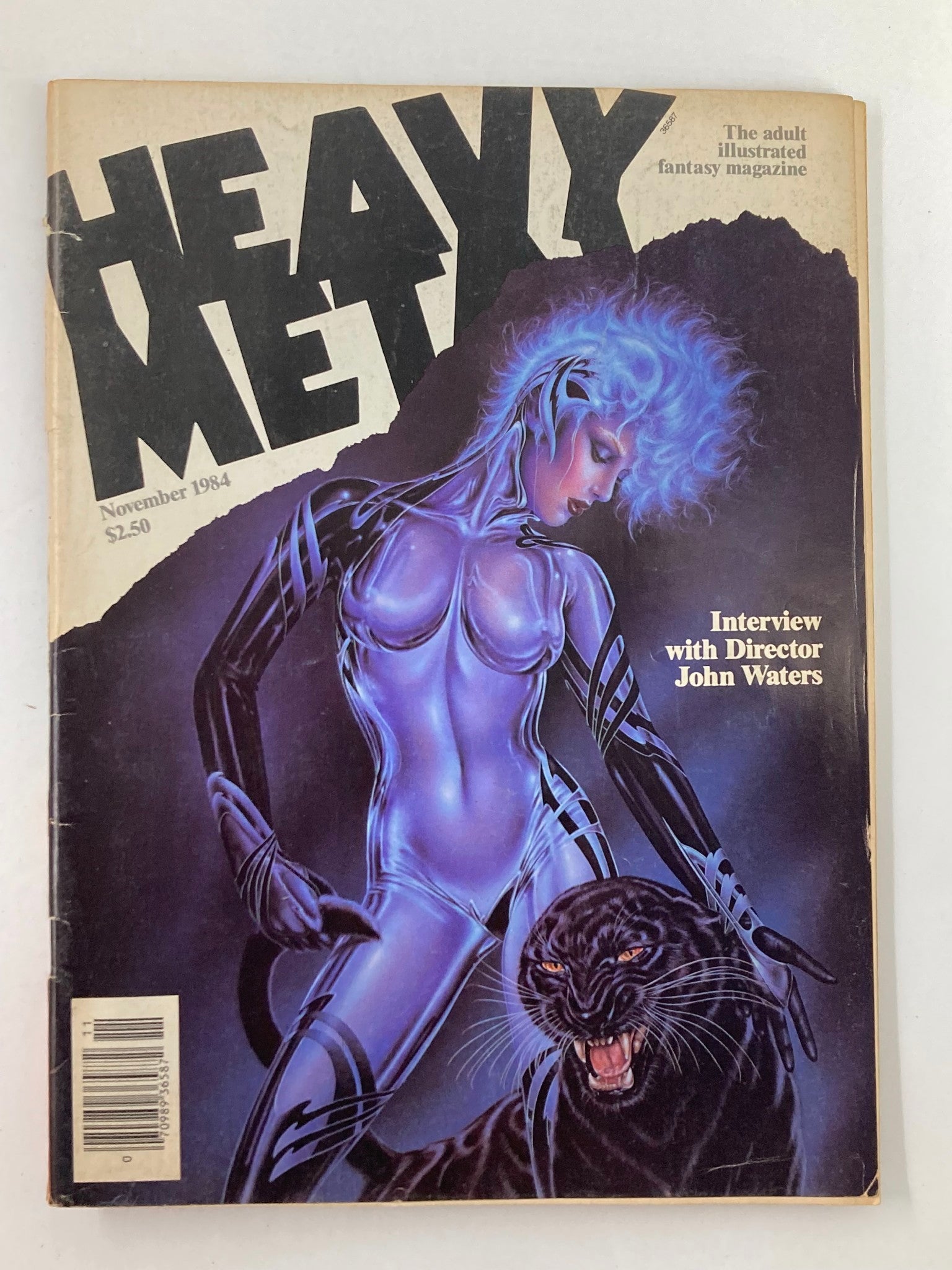 VTG Heavy Metal Magazine November 1984 Vol 8 #8 The Hunting Party No Label