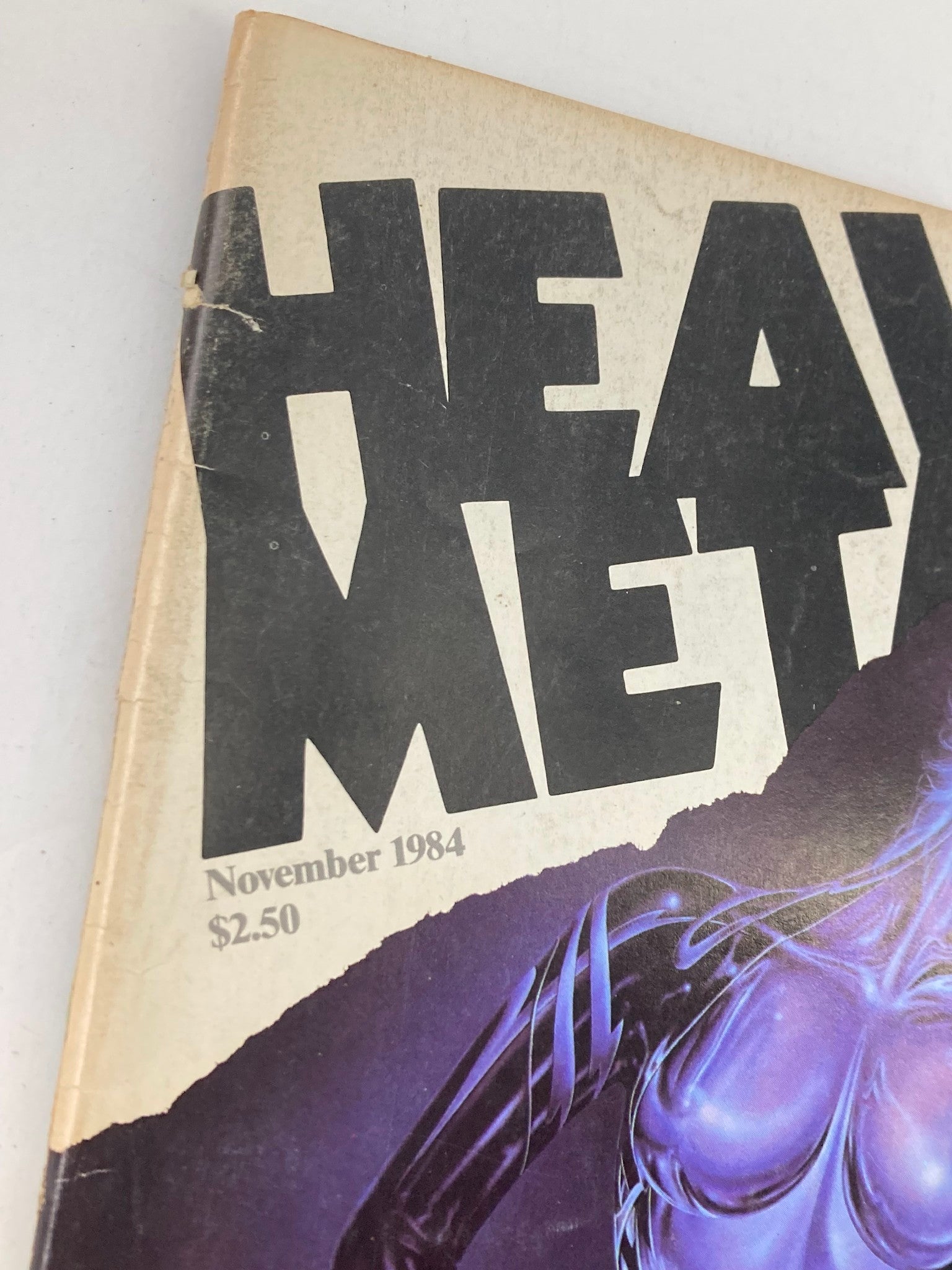 VTG Heavy Metal Magazine November 1984 Vol 8 #8 The Hunting Party No Label