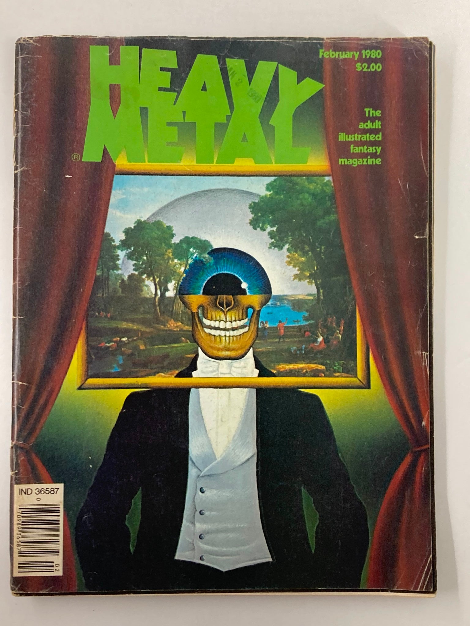 VTG Heavy Metal Magazine February 1980 Mr. Interlocutor by Patrick C. No Label