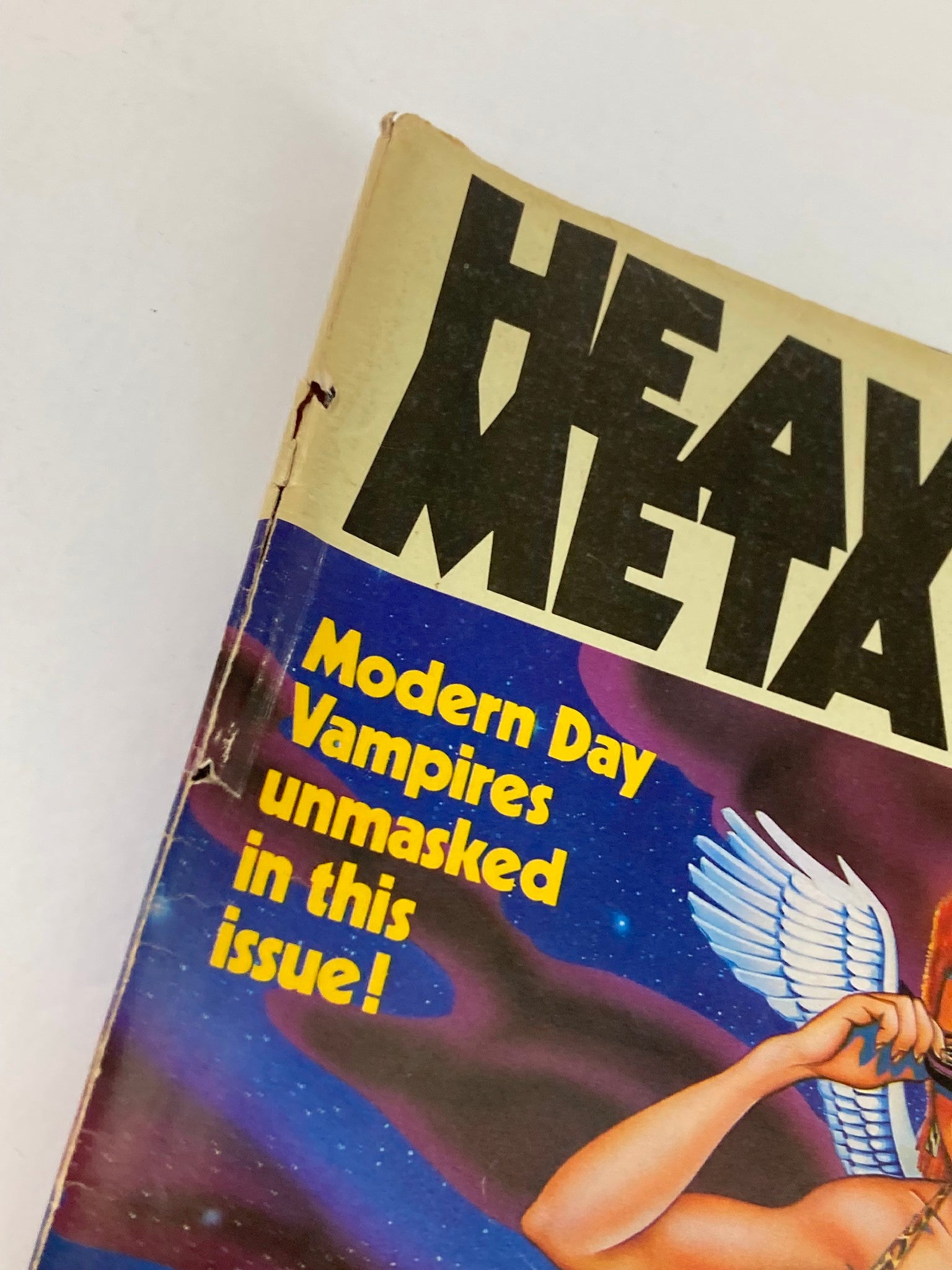 VTG Heavy Metal Magazine January 1984 Vol 7 #10 Modern Day Vampires No Label