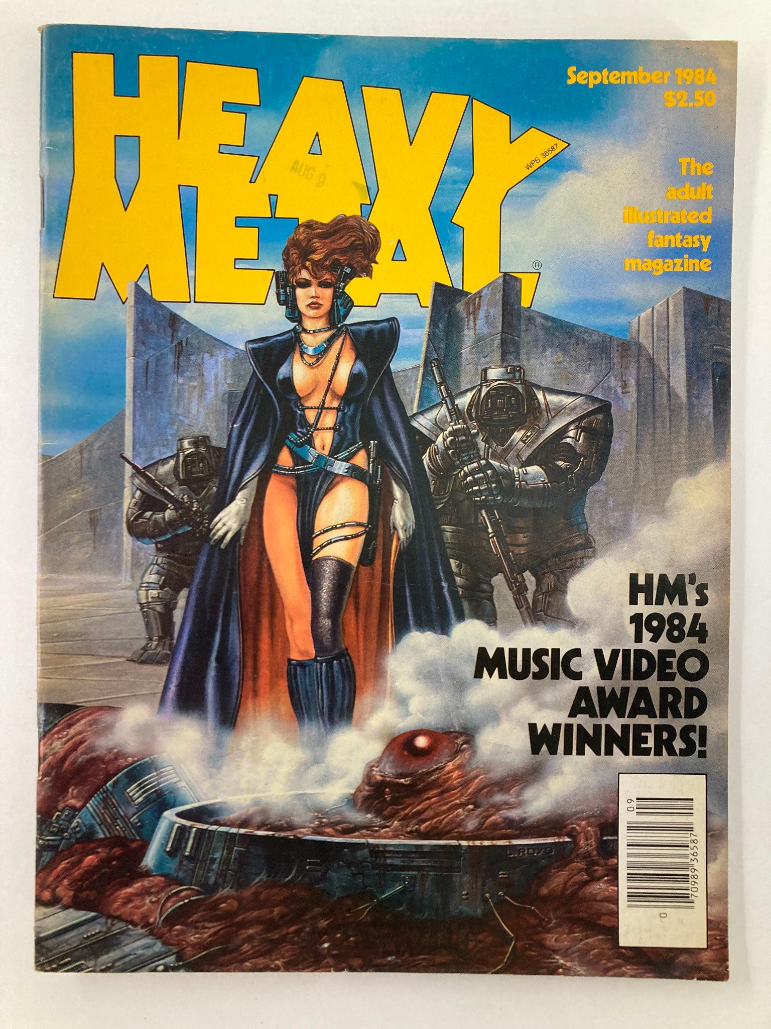 VTG Heavy Metal Magazine September 1984 Rock Opera by Rod K. Jr. No Label