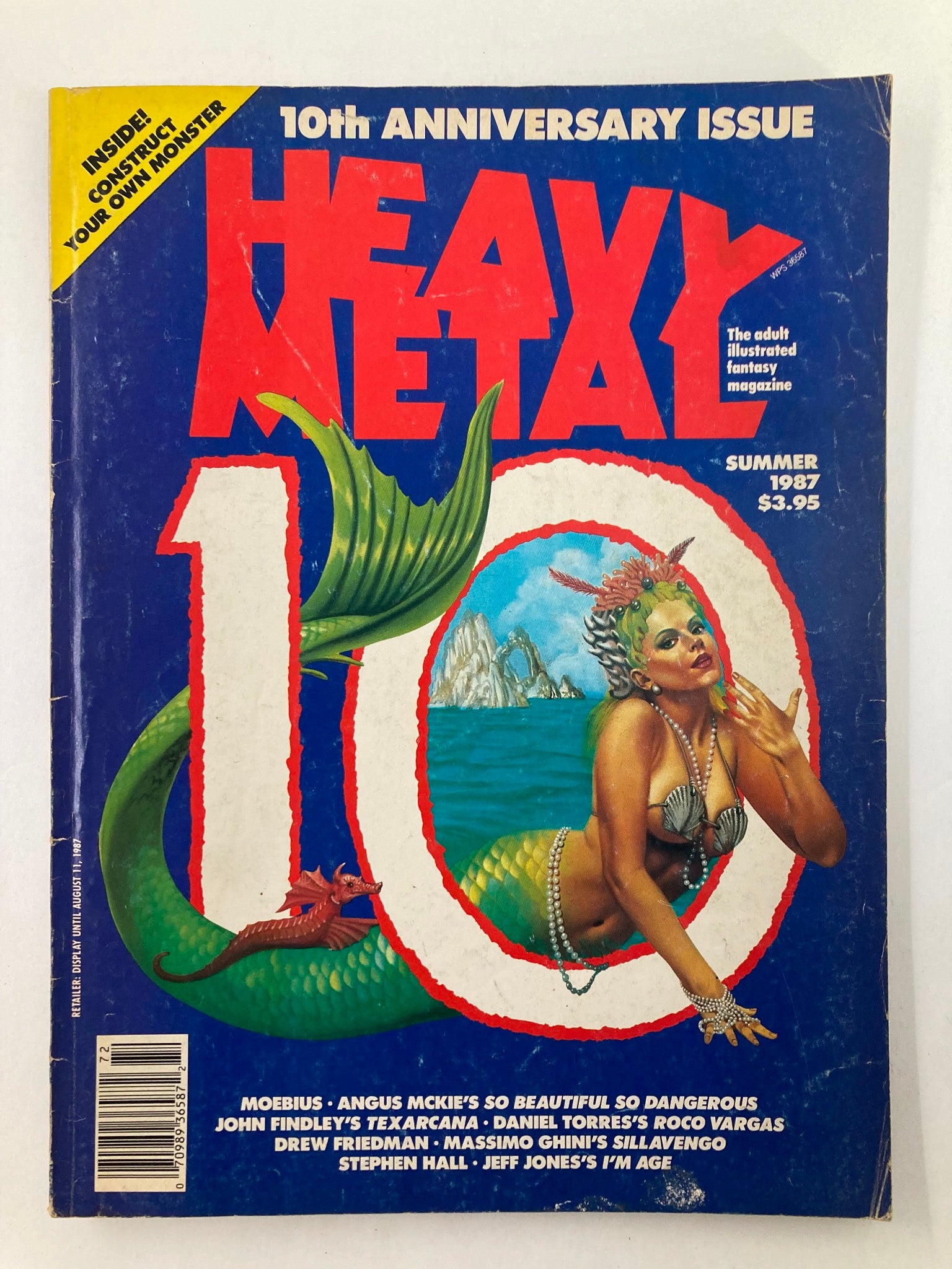 VTG Heavy Metal Magazine Summer 1987 Vol 11 #11 The Gold Digger No Label