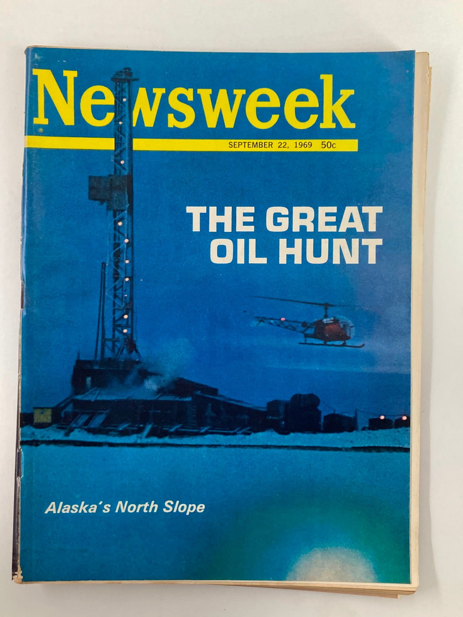 VTG Newsweek Magazine September 22 1969 Alaska's North Slope No Label