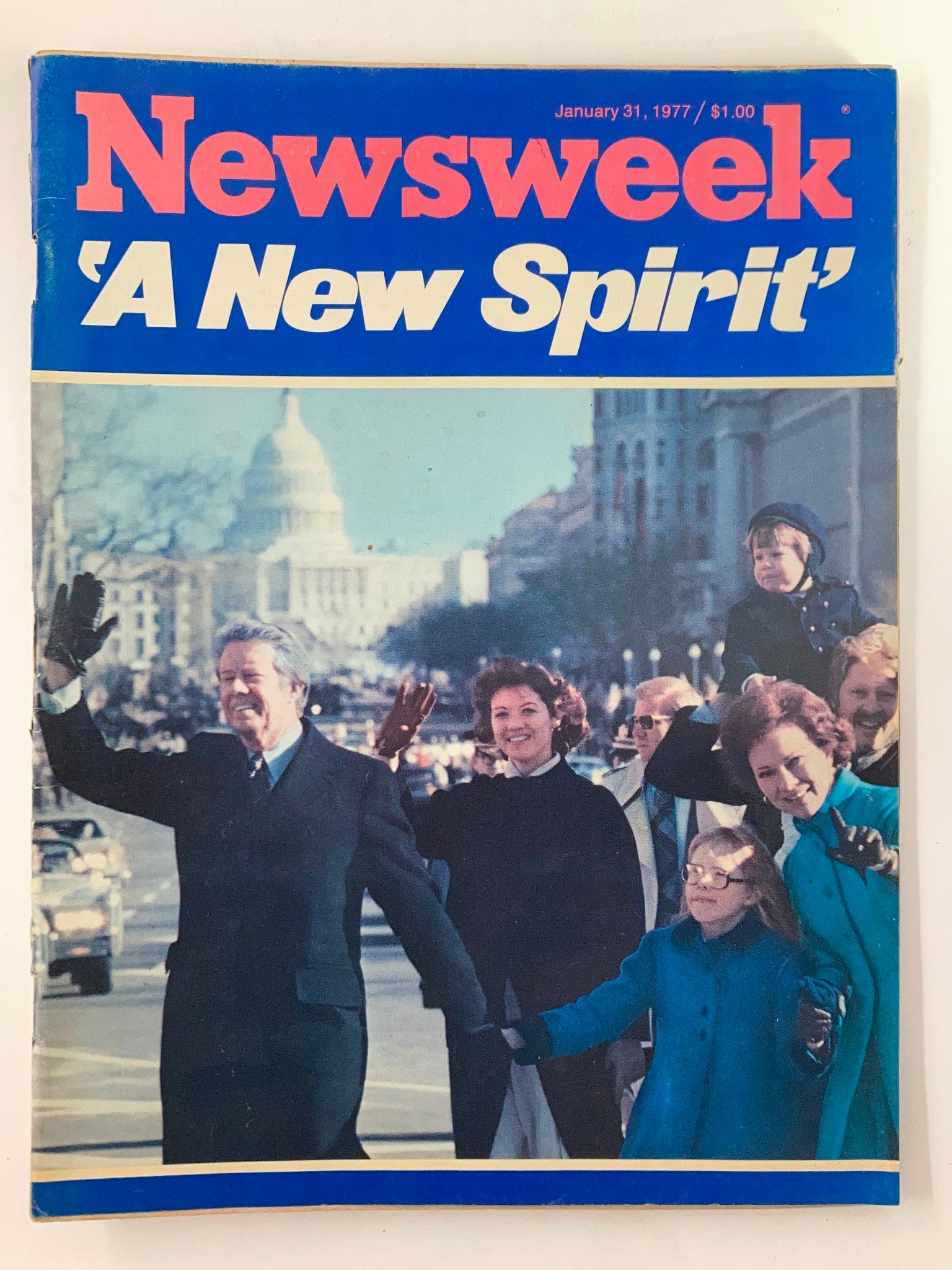 VTG Newsweek Magazine January 31 1977 Jimmy Carter 'A New Spirit' No Label