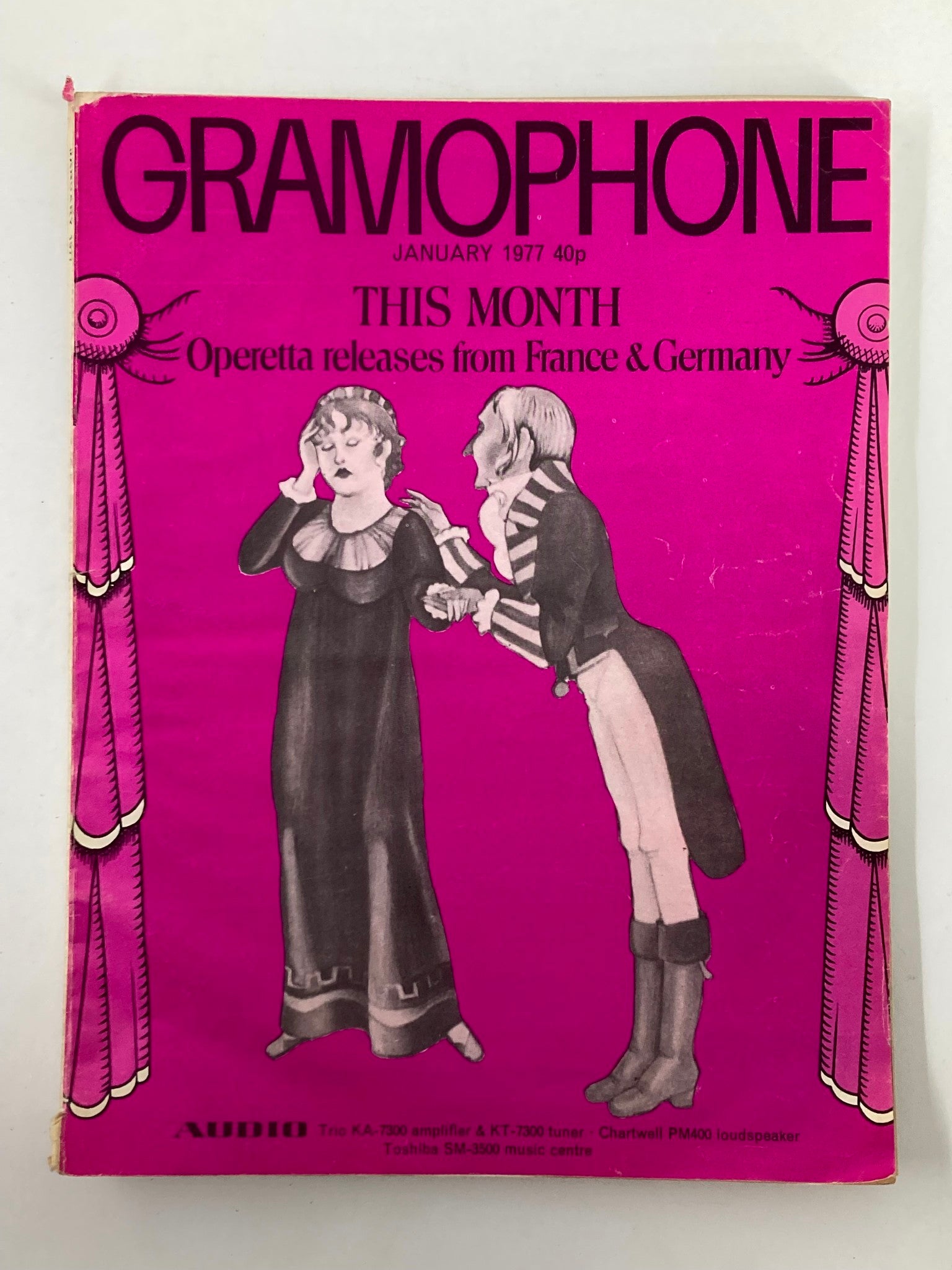 VTG Gramophone Magazine January 1977 Madame Angot & Monsieur Beaucaire No Label