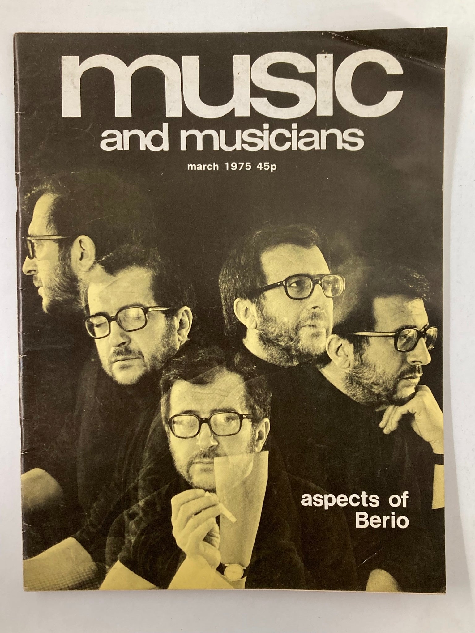 VTG Music & Musicians Magazine March 1975 #271 Aspects of Berio No Label