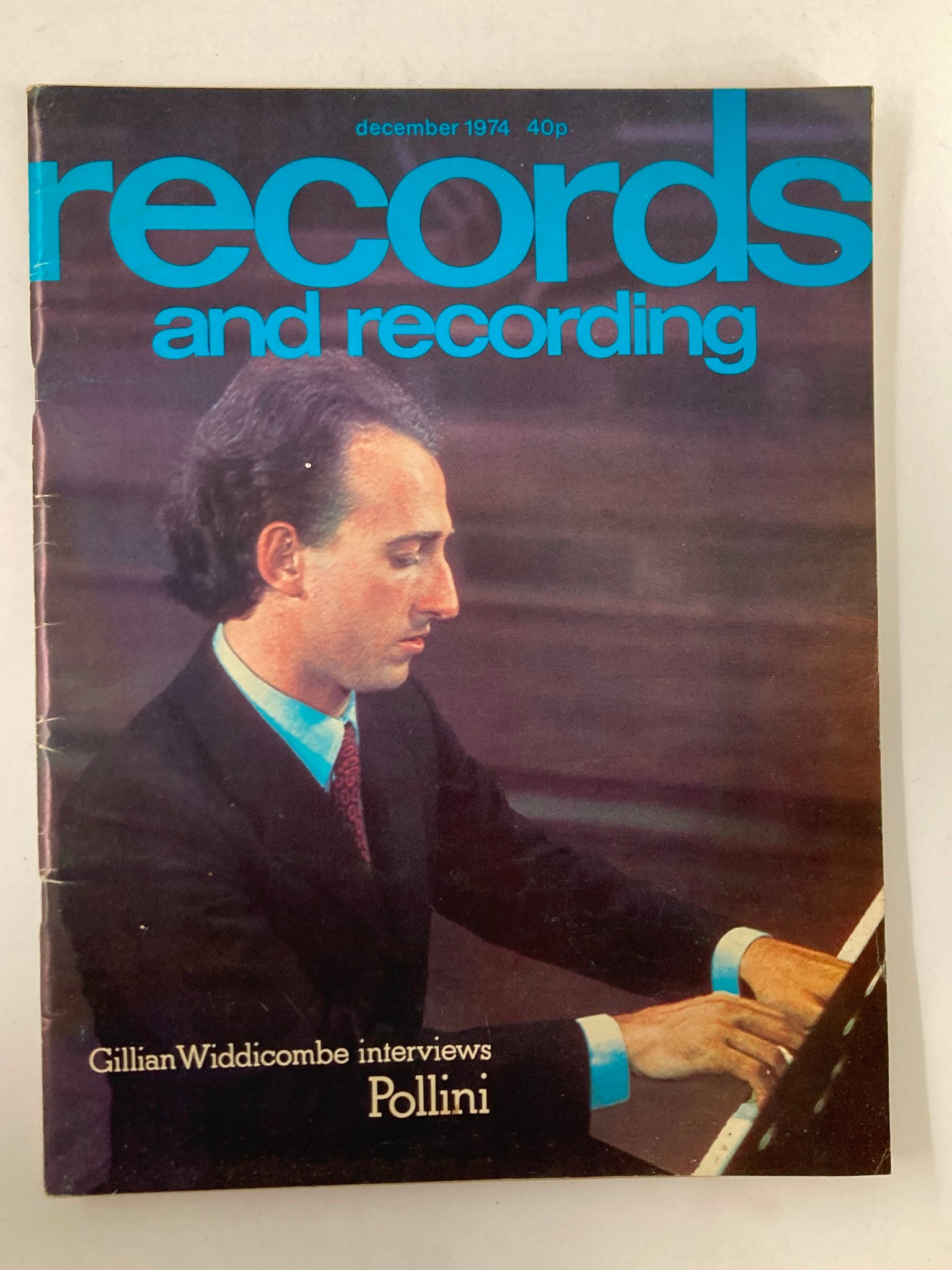 VTG Records & Recording Magazine December 1974 Maurizio Pollini No Label