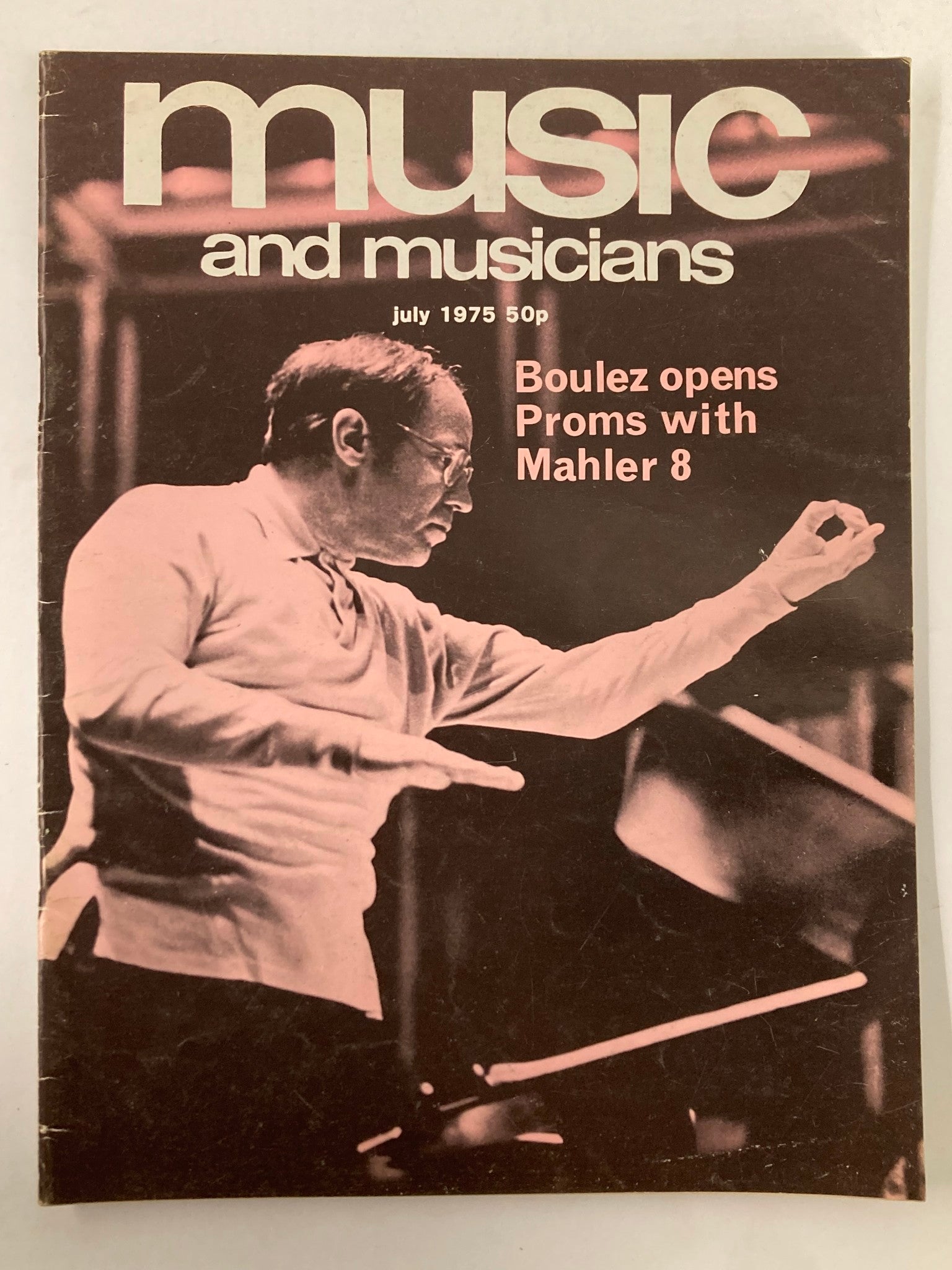 VTG Music & Musicians Magazine July 1975 Vol 23 #11 Pierre Boulez No Label