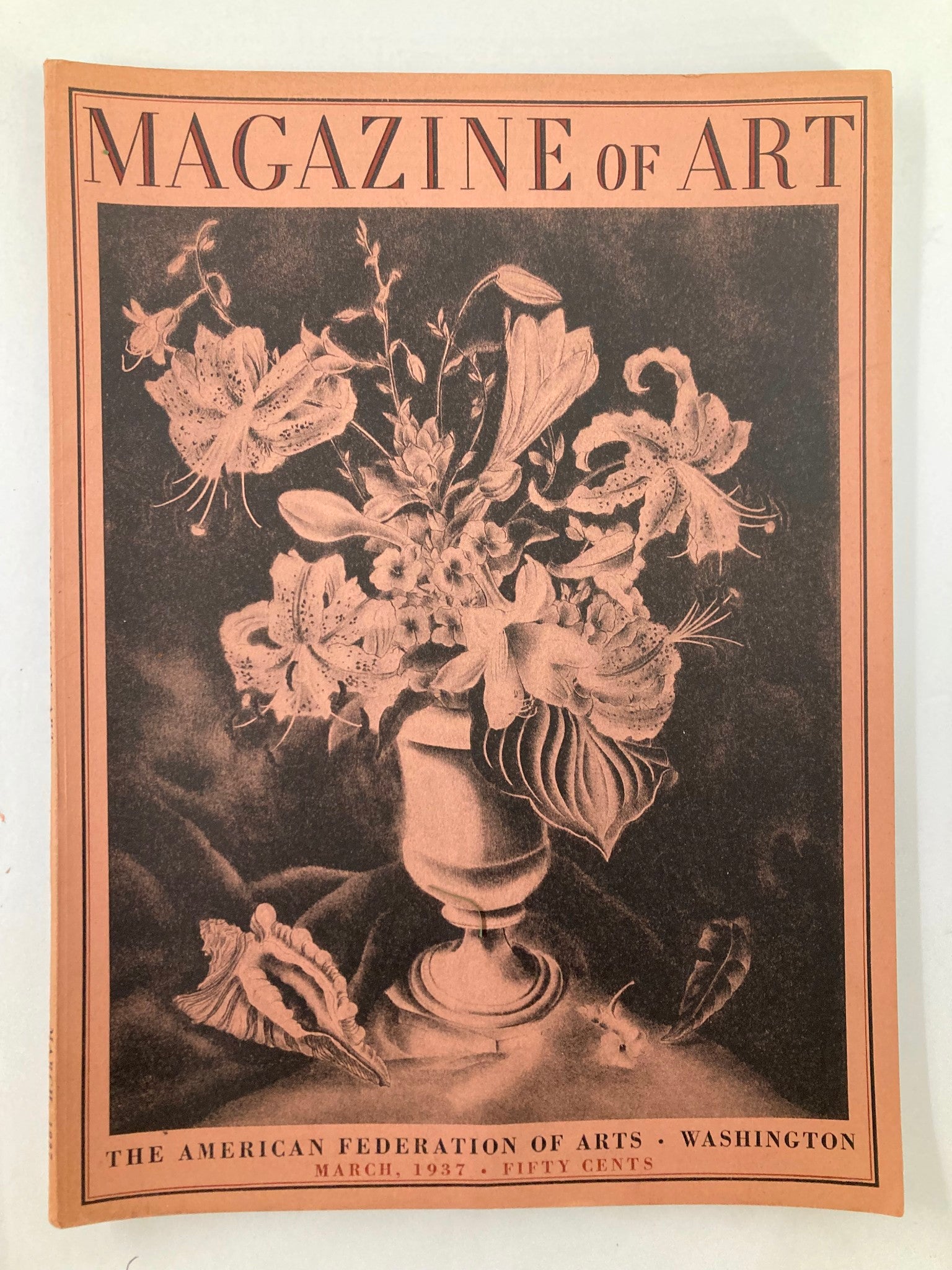 VTG Magazine of Art March 1937 Vol 30 #3 Minetta Good Victorian Life No Label