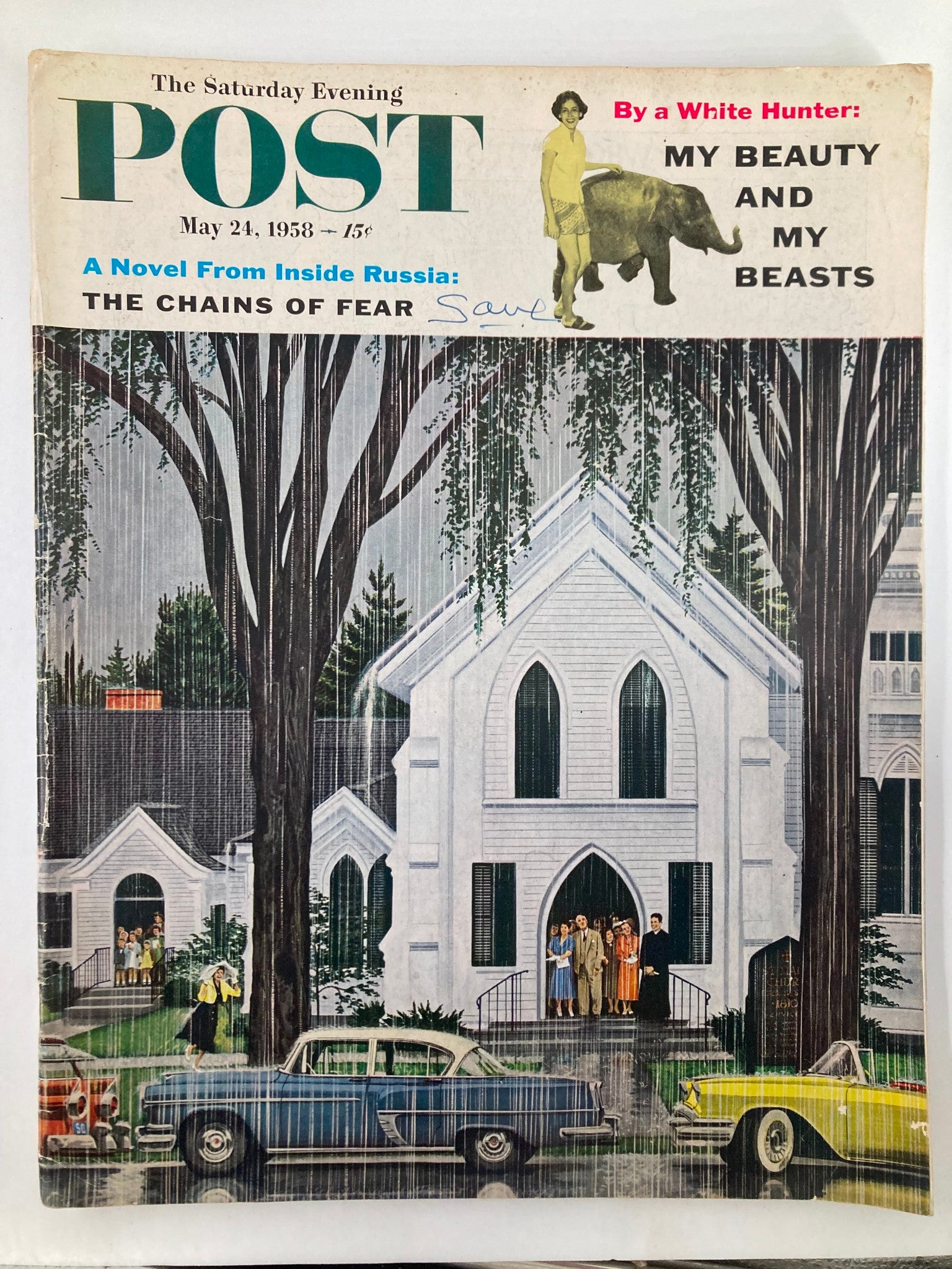 The Saturday Evening Post May 24 1958 My Beauty and My Beasts No Label