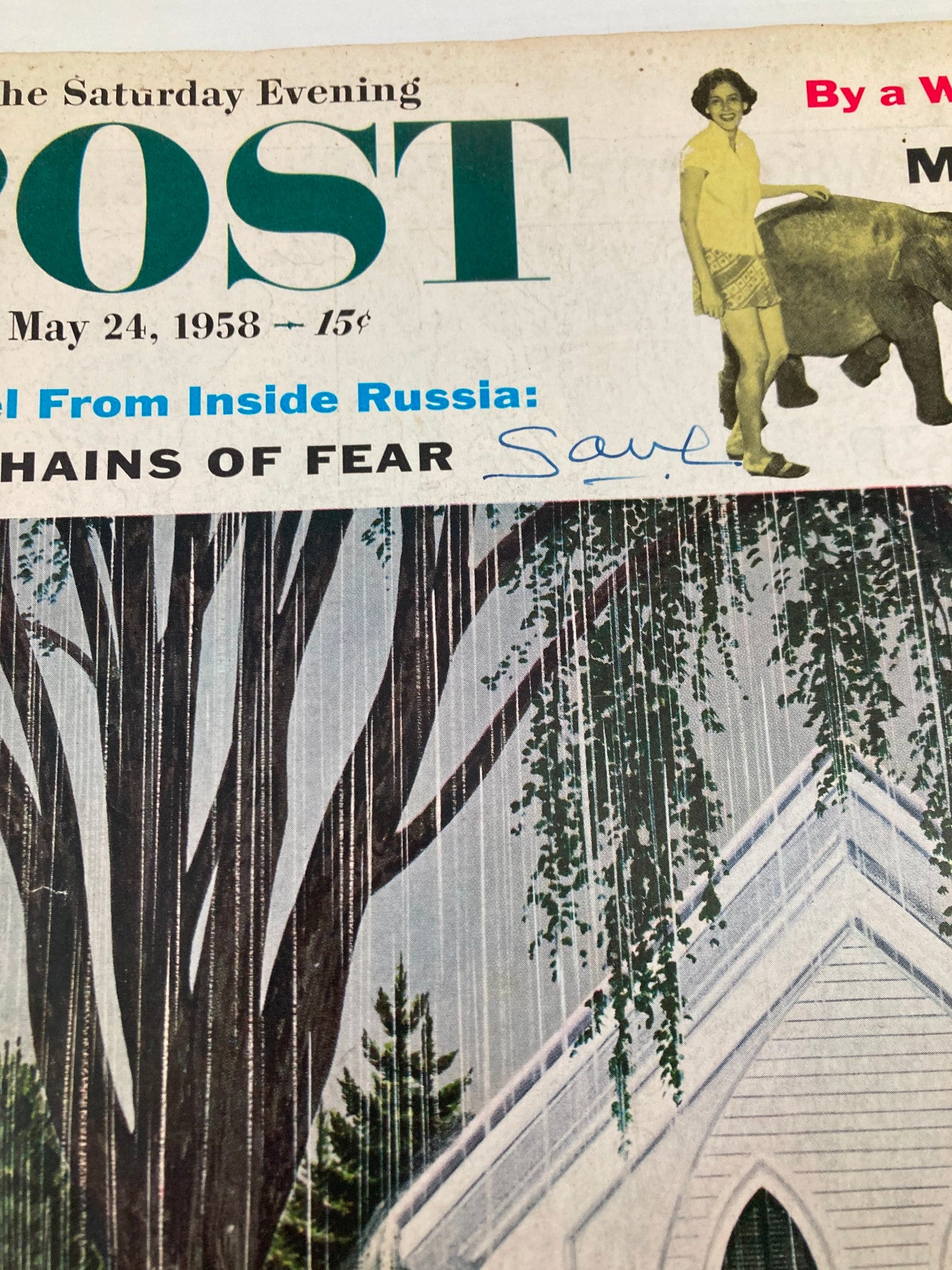 The Saturday Evening Post May 24 1958 My Beauty and My Beasts No Label