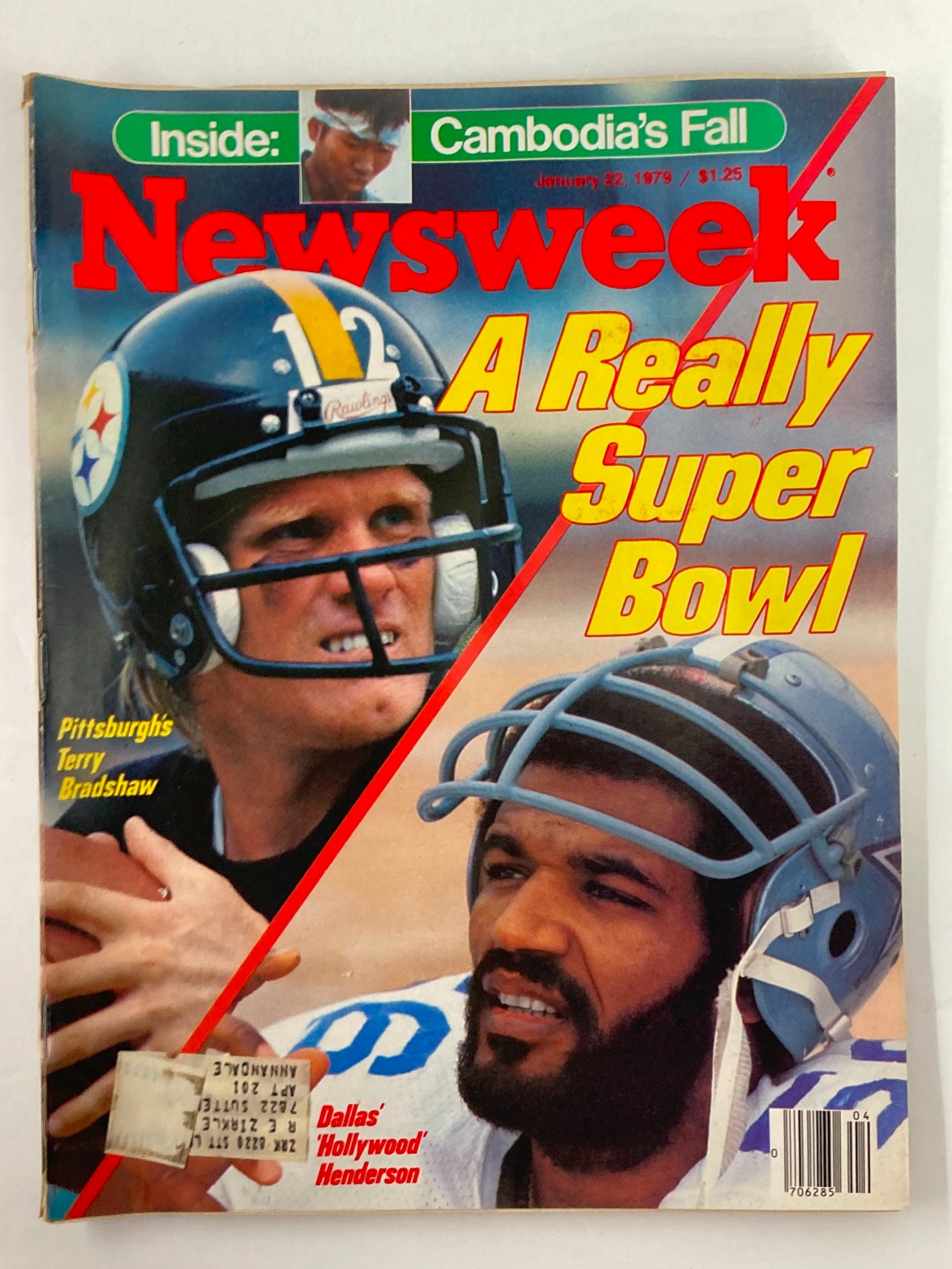 VTG Newsweek Magazine January 22 1979 Terry Bradshaw and Hollywood Henderson