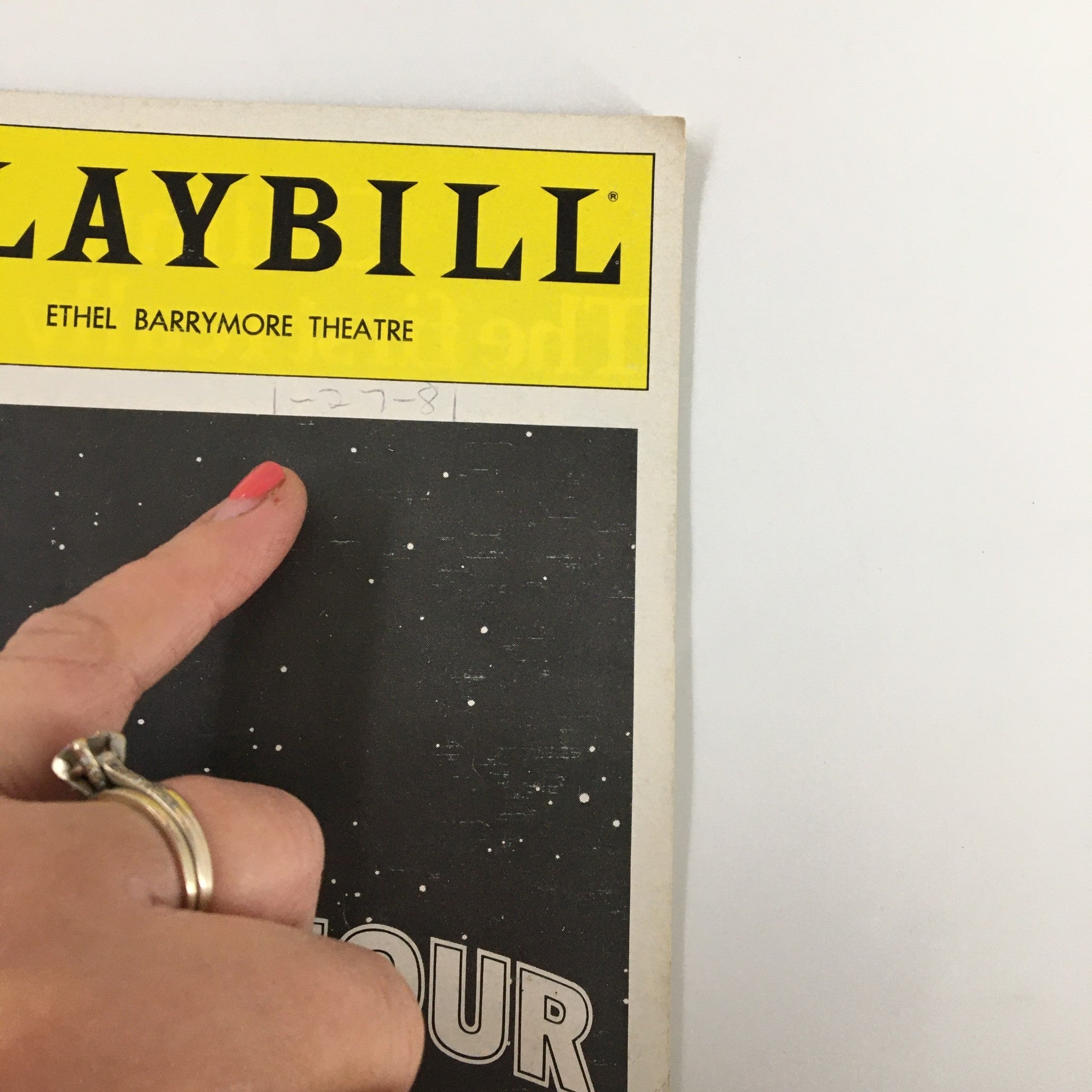 1981 Playbill Ethel Barrymore Theatre Lunch Hour by Mike Nichols