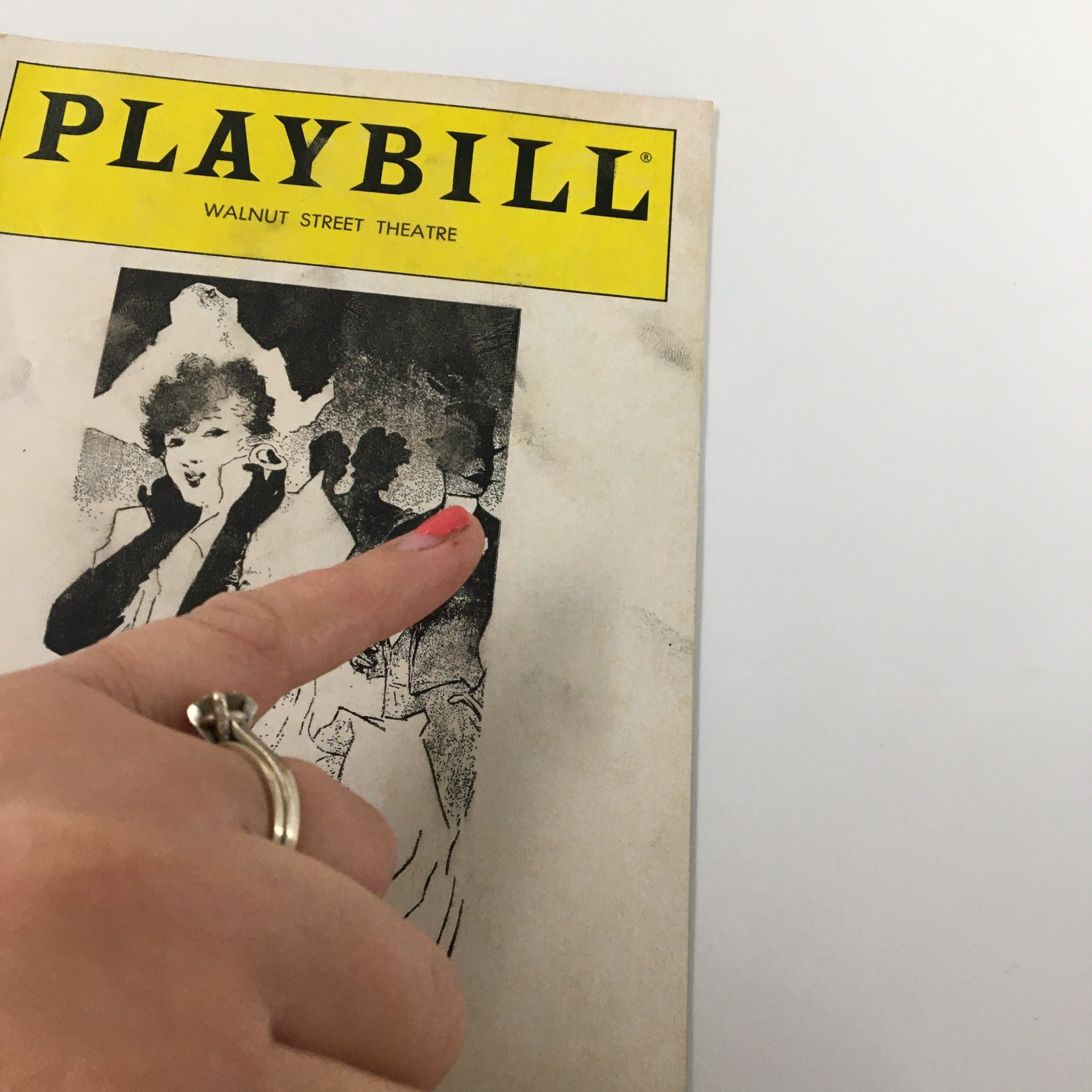 1982 Playbill Walnut Street Company A Flea in her Ear by Donald Ewer