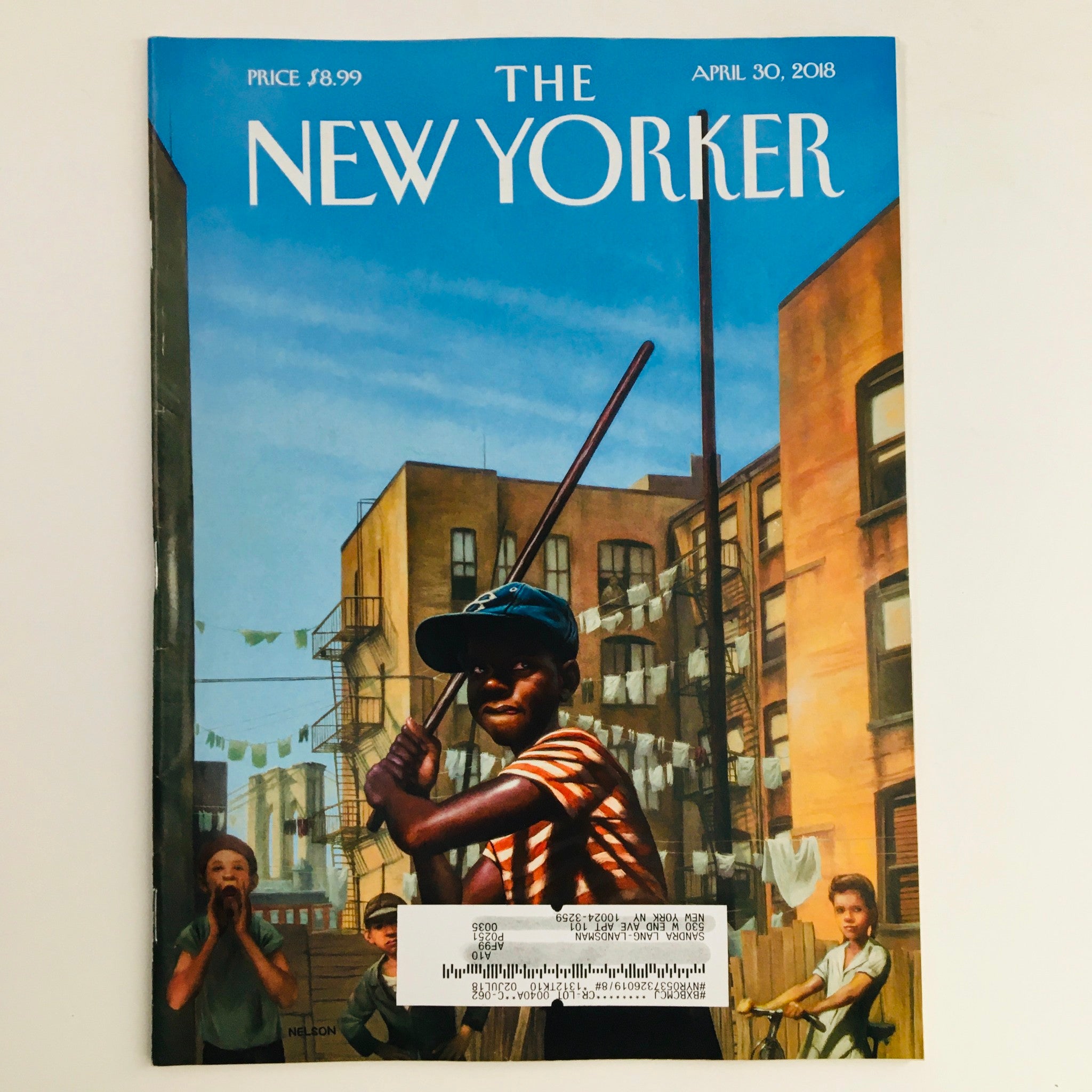 The New Yorker April 30 2018 Full Magazine Theme Cover by Kadir Nelson VG